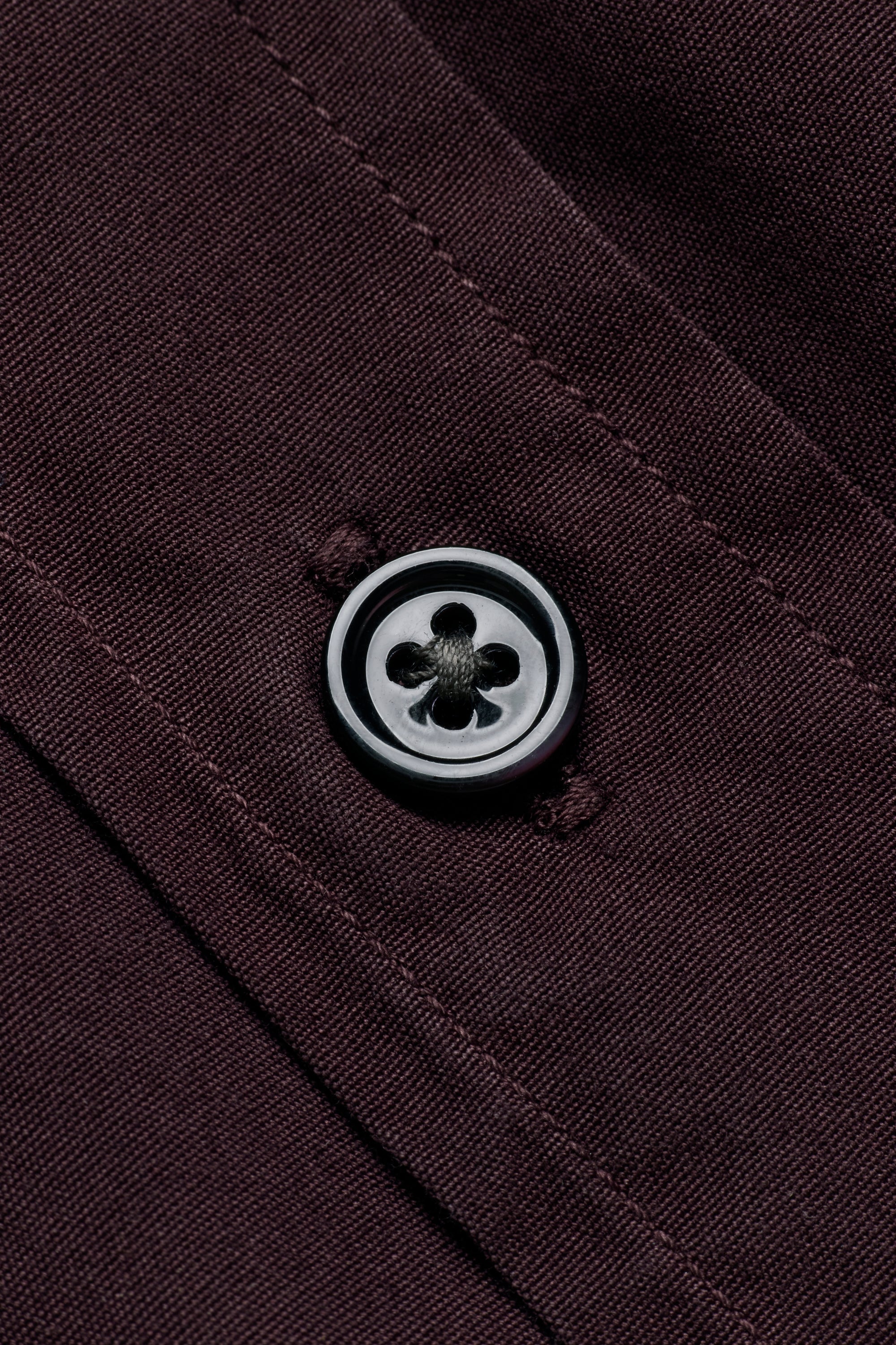 Poplin Shirt - Burgundy
