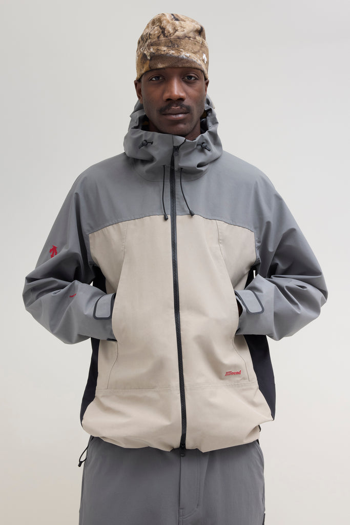 ジャケット・アウター JJJJound Descente Hardshell Parka M JJJJound Descente Hardshell Parka - Taupe/Charcoal