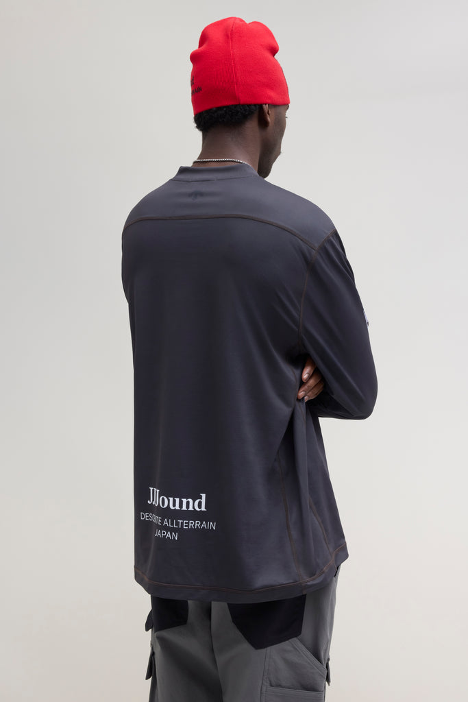 JJJJound Descente Warm-Up Longsleeve - Charcoal