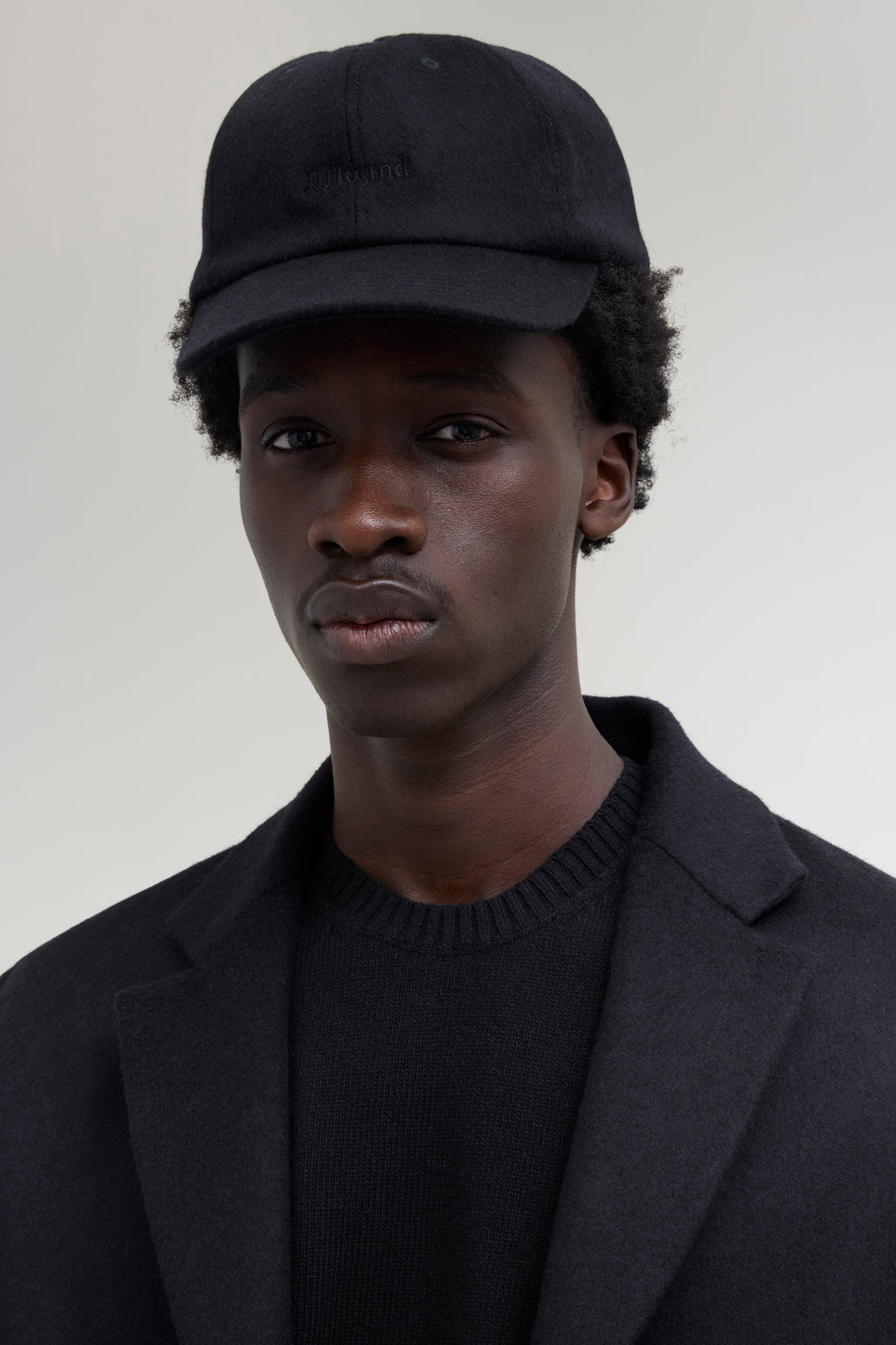 Logo Weekend Heavy Wool Cap - Black