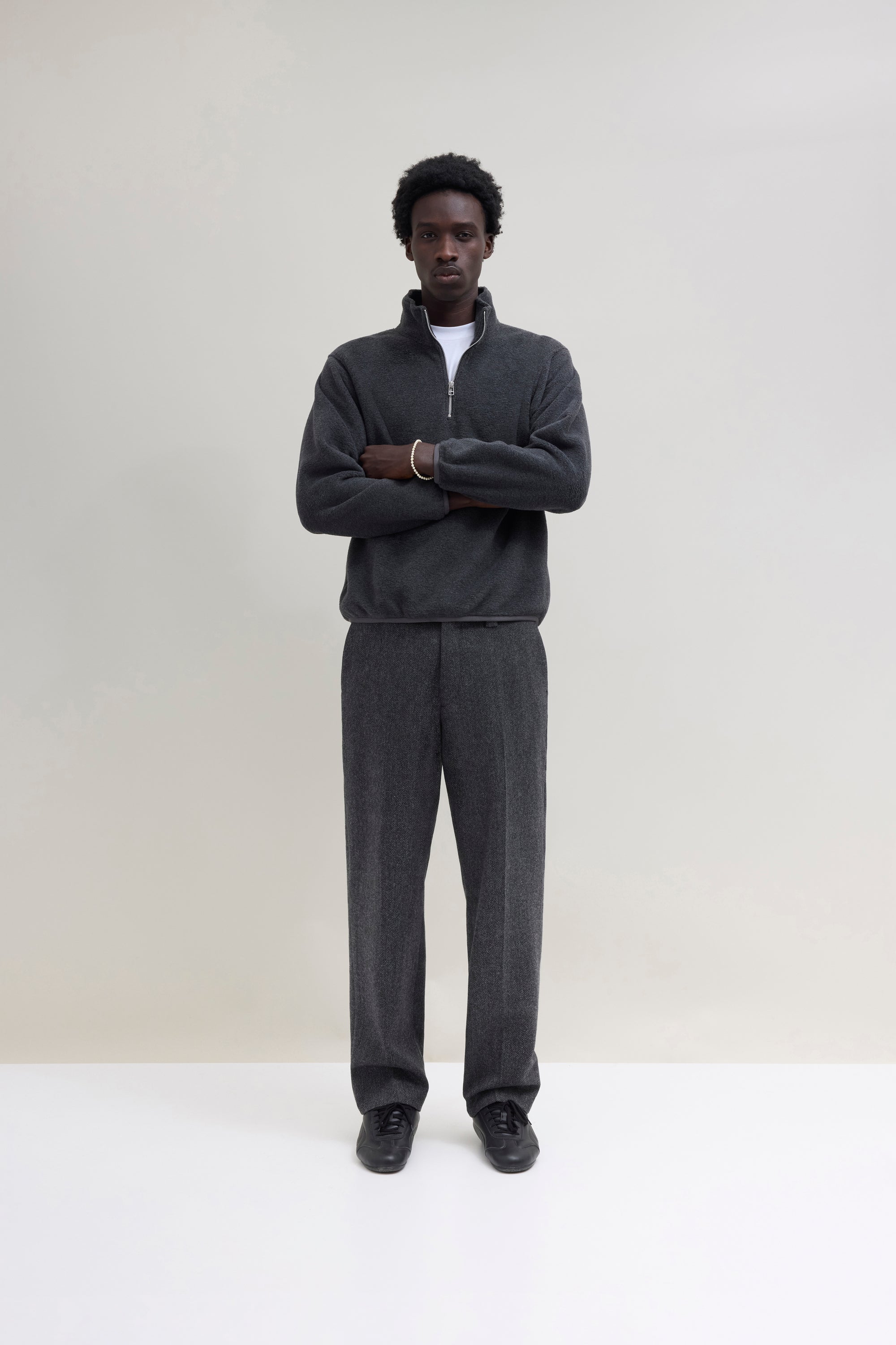 Quarter Zip Camper Polar - Charcoal