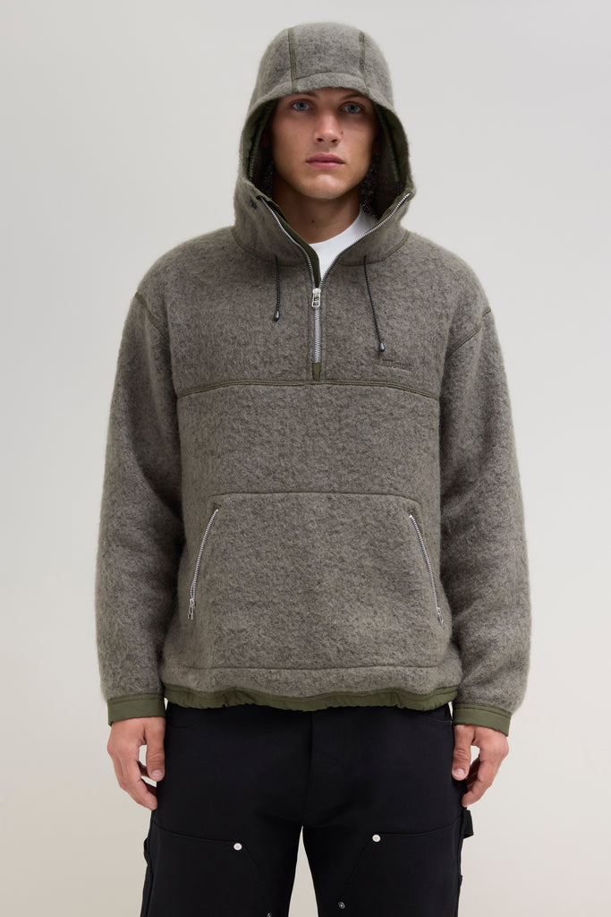 City Camper Mohair Top - Dark Olive – JJJJound