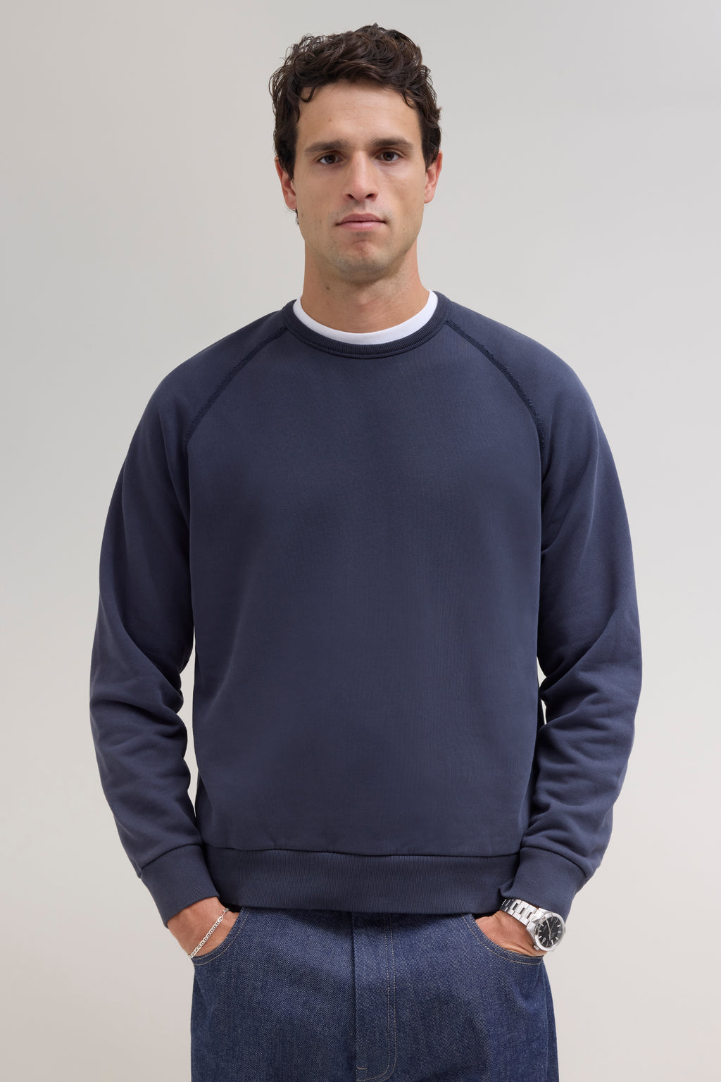 70s Crewneck Sweatshirt - Navy