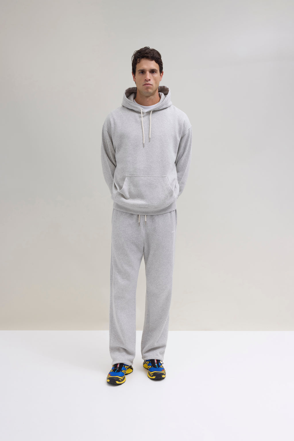 2000s Hooded Sweatshirt - Grey Mix