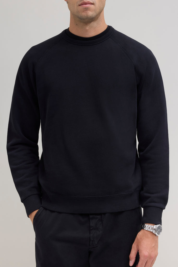 70s Crewneck Sweatshirt - Black – JJJJound