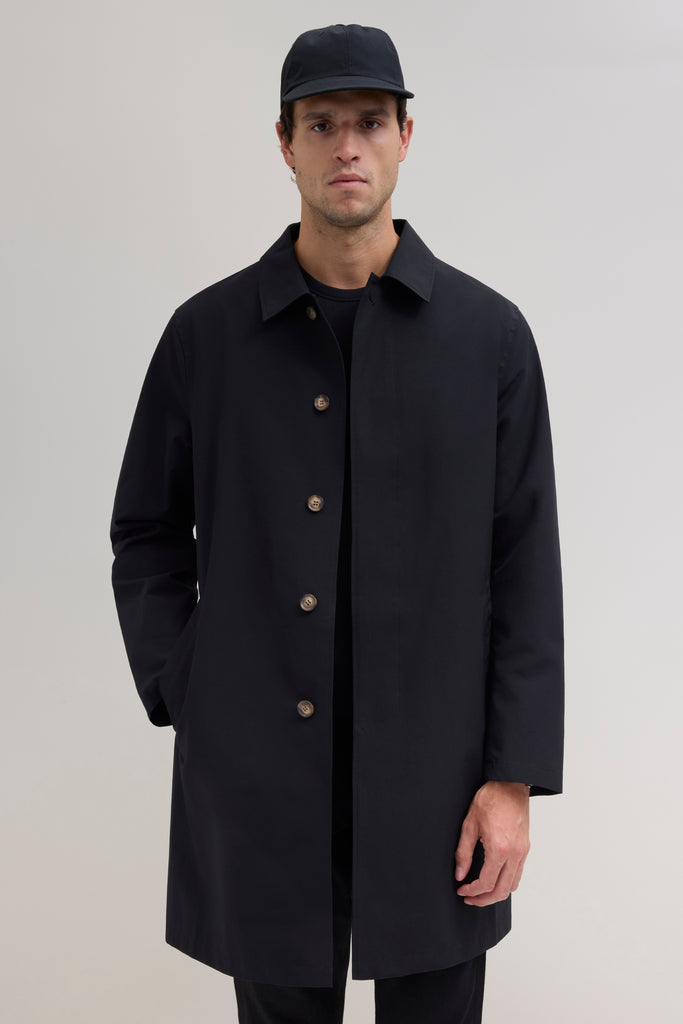 ジャケット・アウター #Premium ASCLO wool mac coat (black