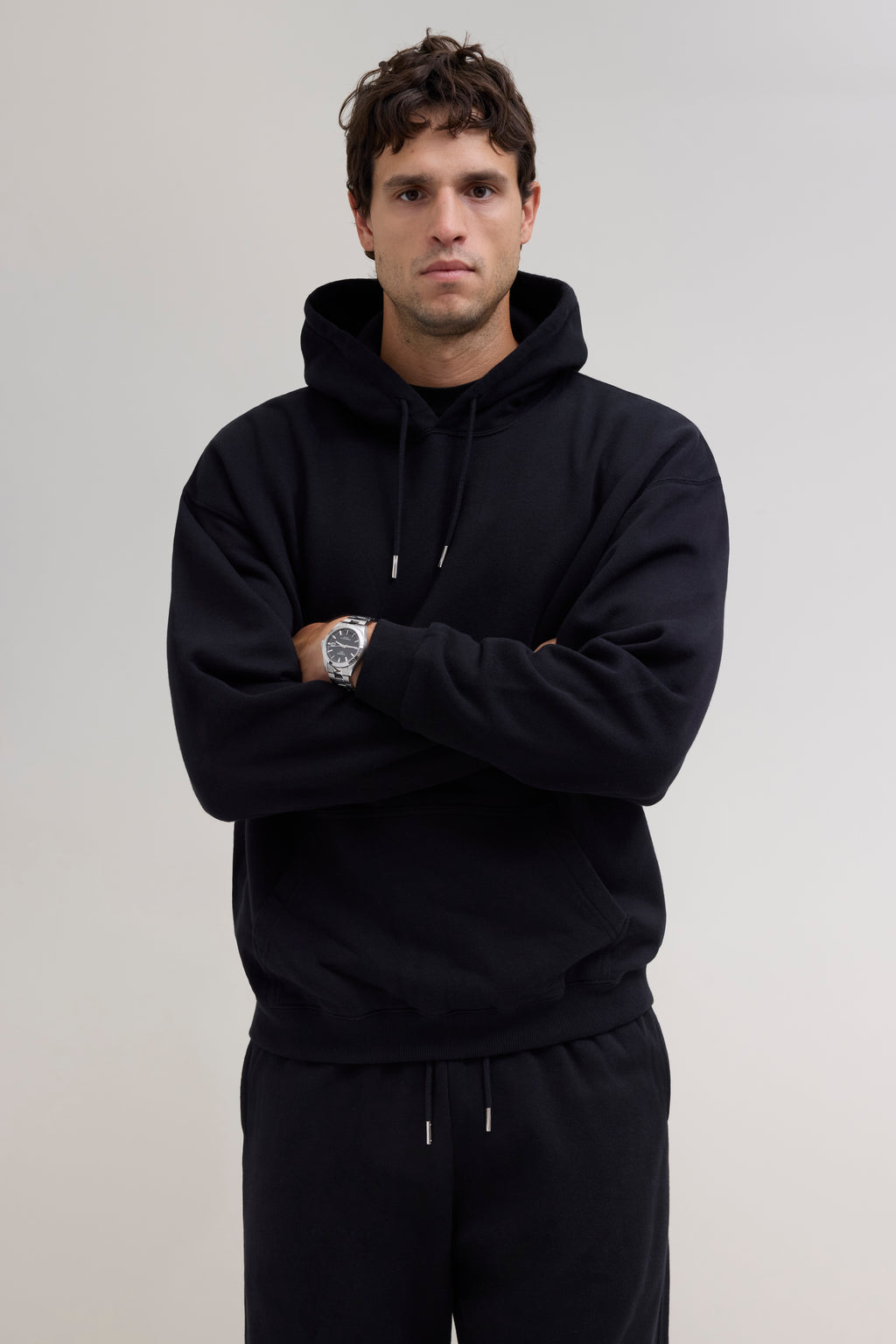 2000s Hooded Sweatshirt - Black