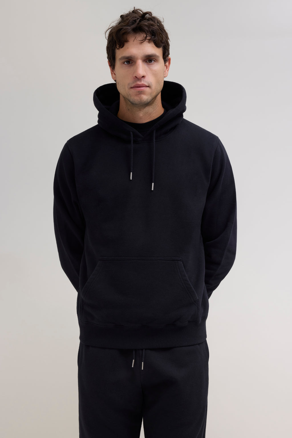 90s Hooded Sweatshirt - Black