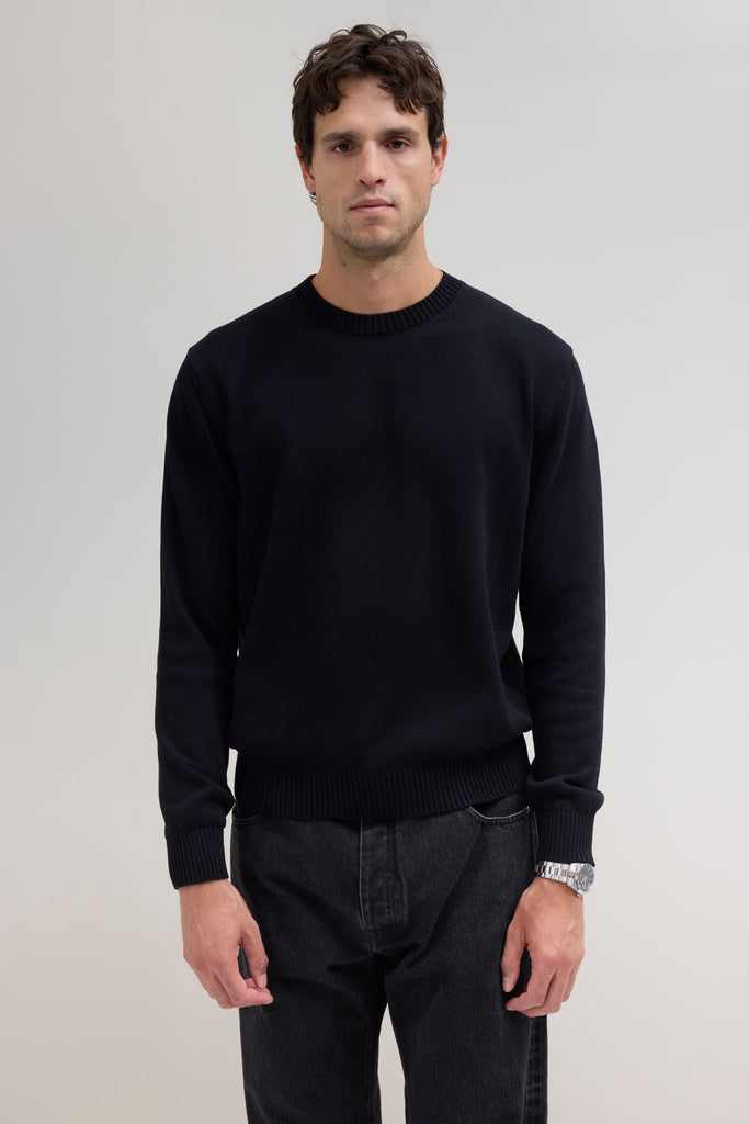トップス EVCON JAMIESONS CREW NECK KNIT BLACK MIX EVCON JAMIESON'S CREW NECK KNIT – Chum!