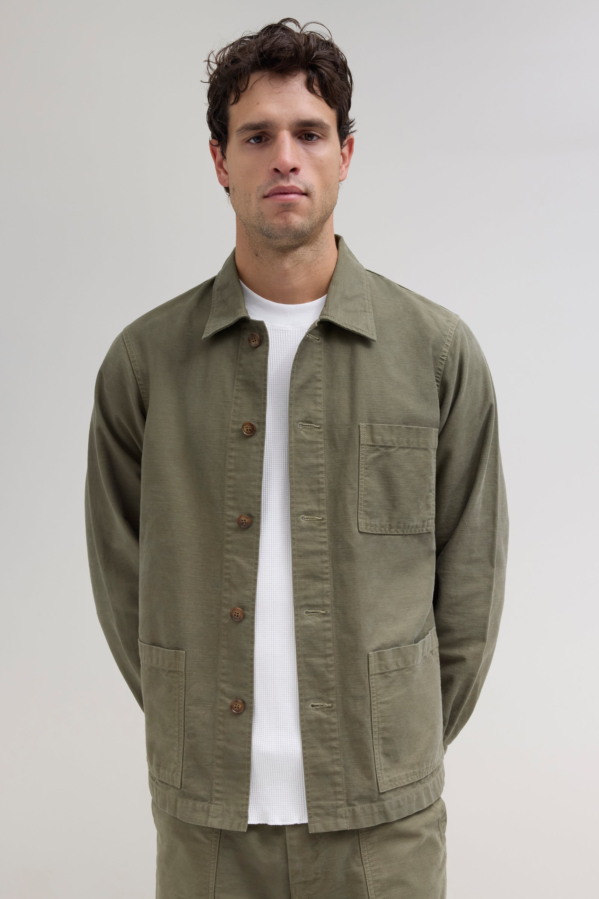 French Chore Jacket - Olive