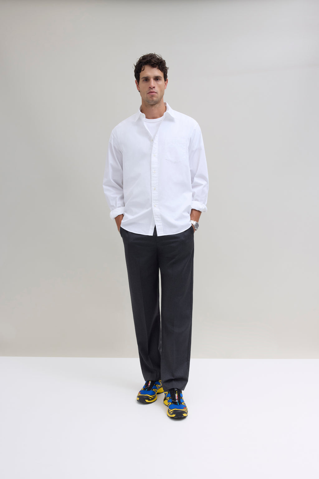 Poplin Big Shirt - White