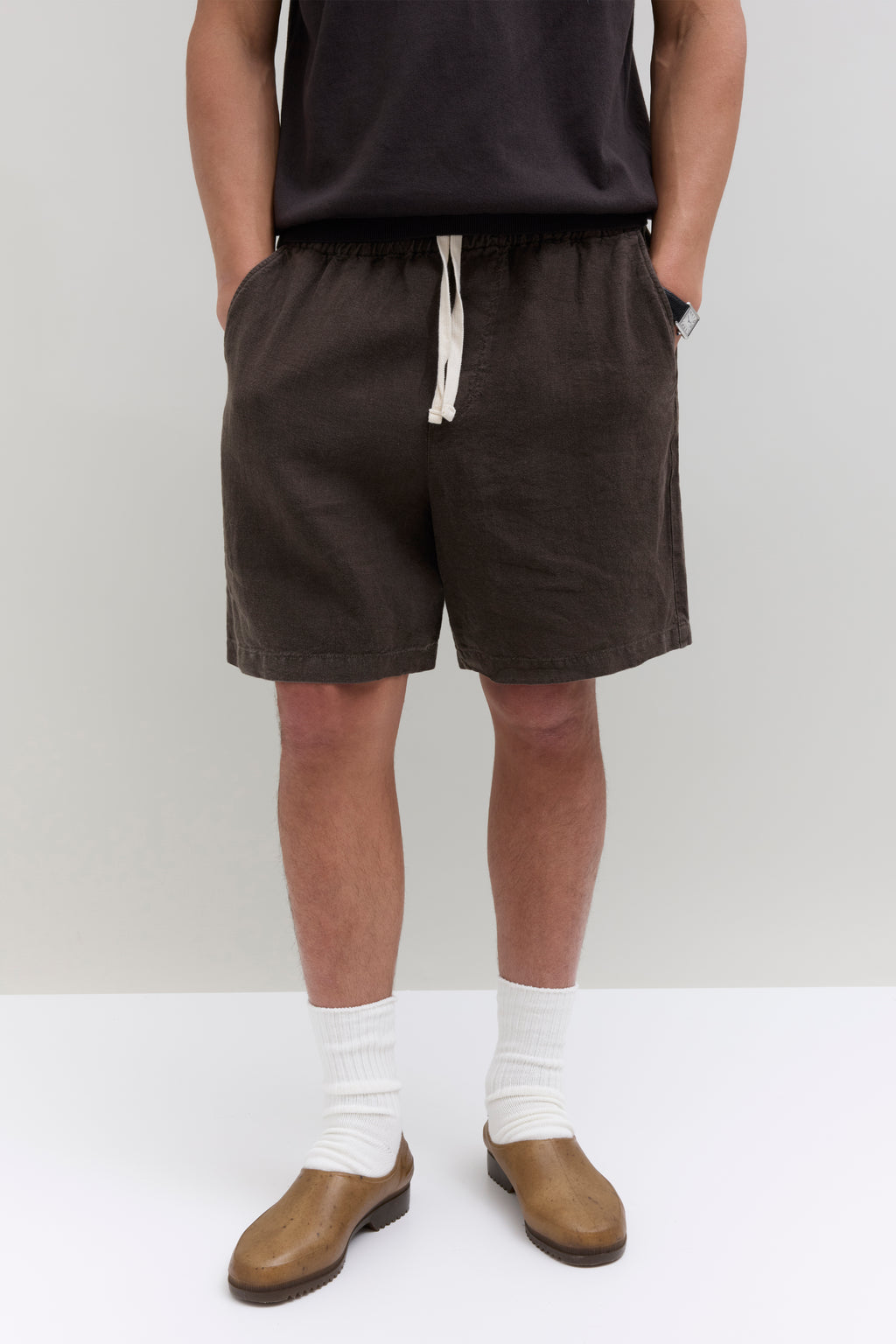Weekend Linen Short - Brown