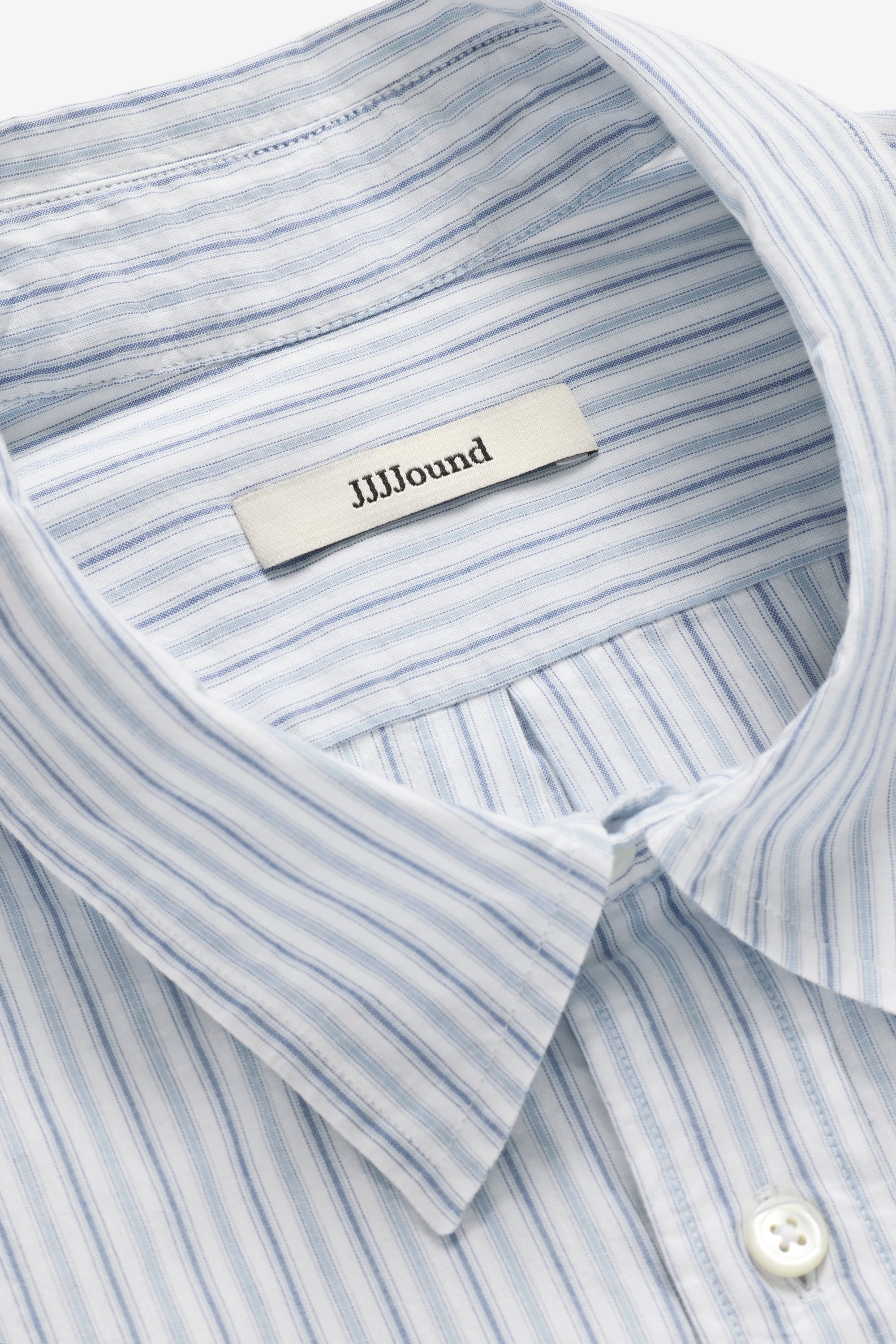 Striped Shortsleeve Shirt - White/Blue