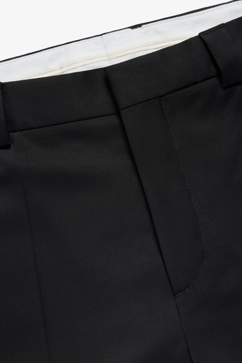 Wool Trousers - Black