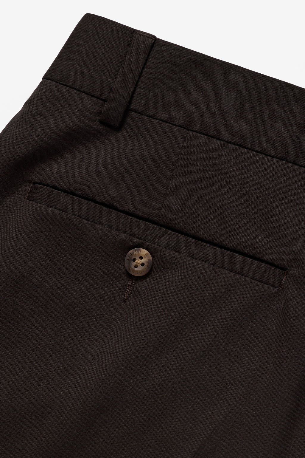 Wool Trouser - Brown