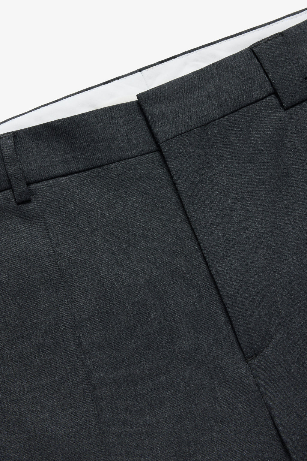Wool Trouser - Charcoal