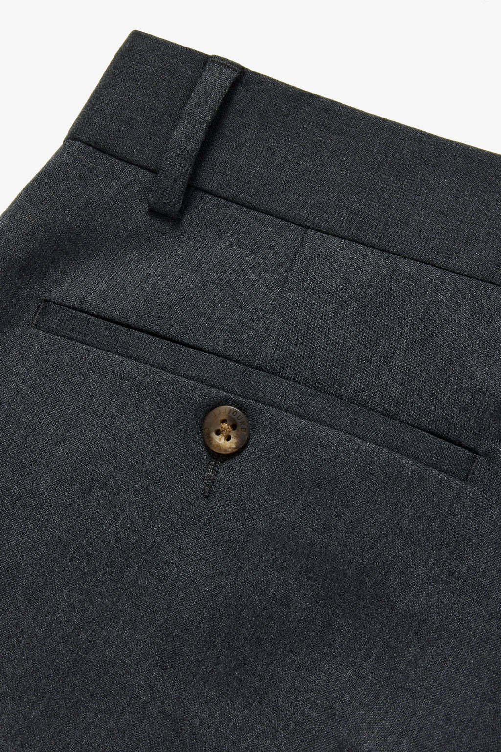 Wool Trouser - Charcoal
