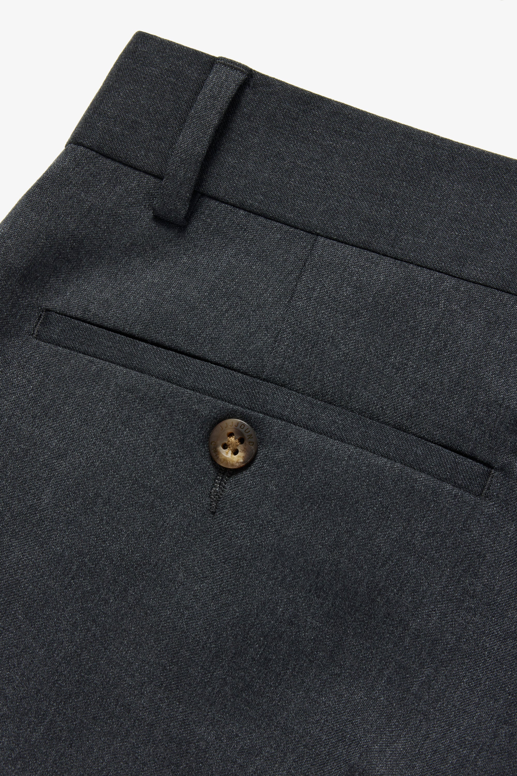 Wool Trouser - Charcoal