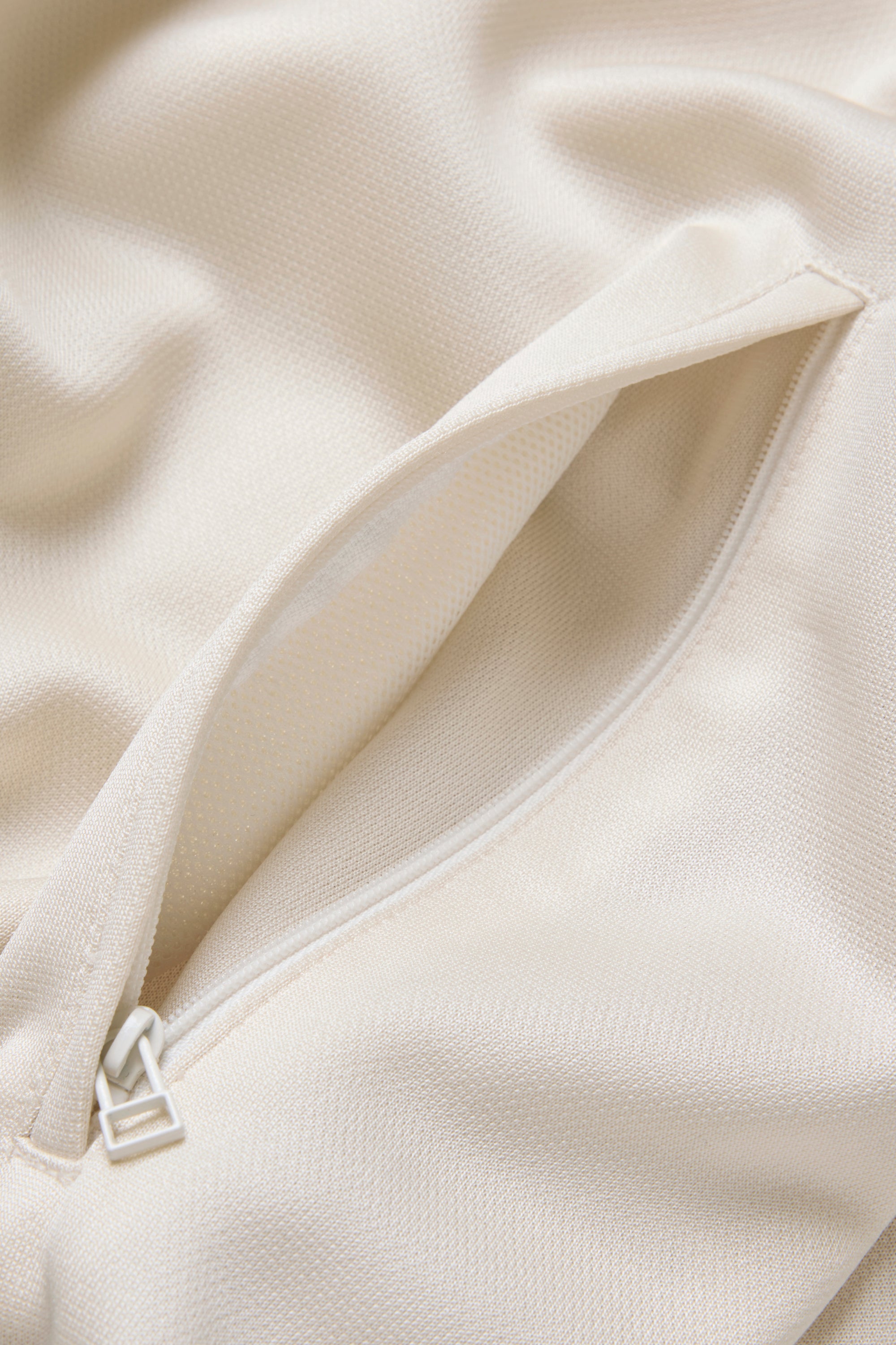 Tracksuit Top - Off-White/Brown Stripe