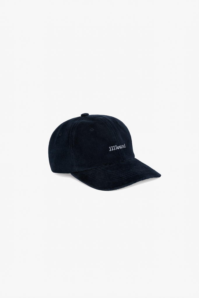 Logo Weekend Velour Cap - Navy – JJJJound