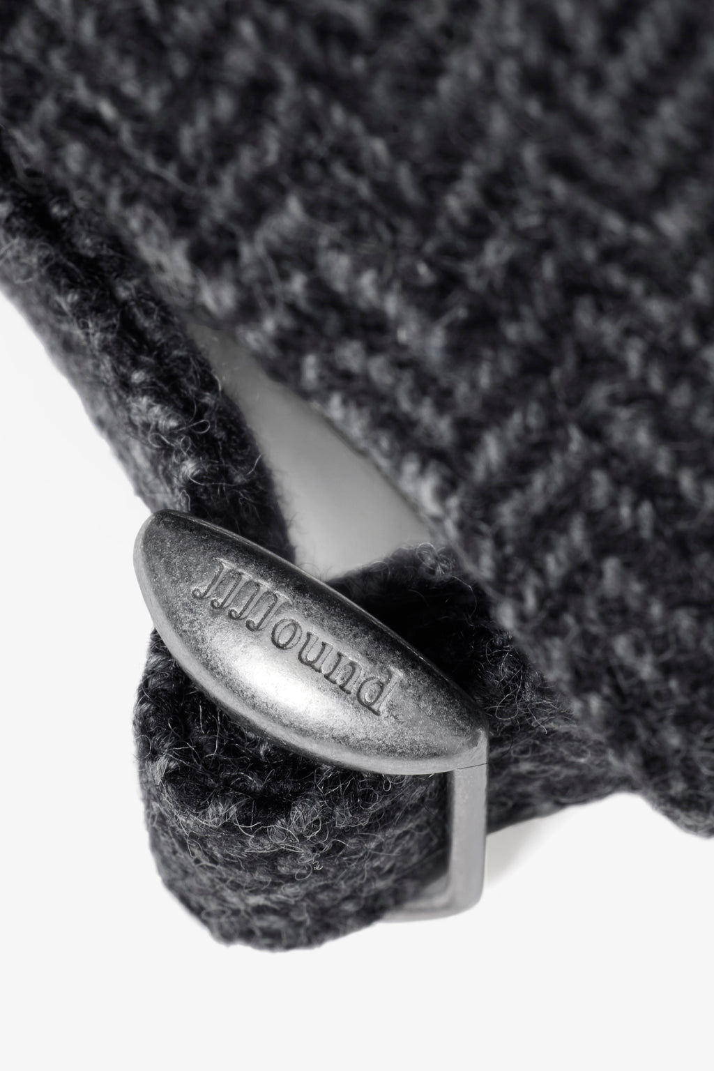 Logo Weekend Wool Cap - Charcoal Herringbone