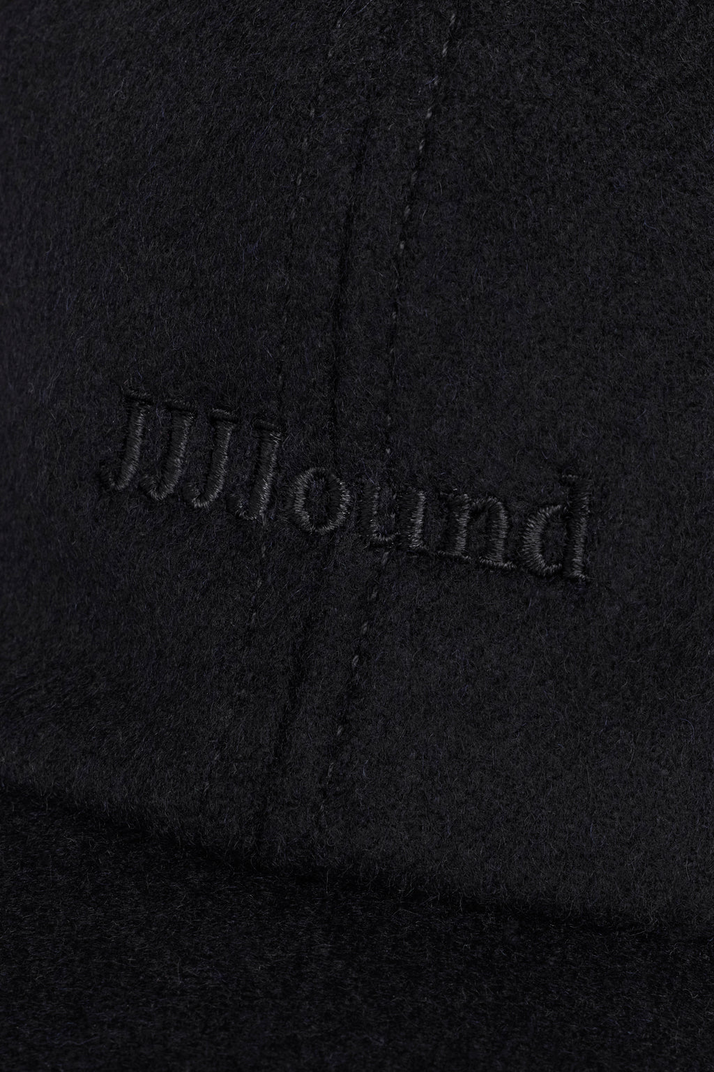 Logo Weekend Heavy Wool Cap - Black