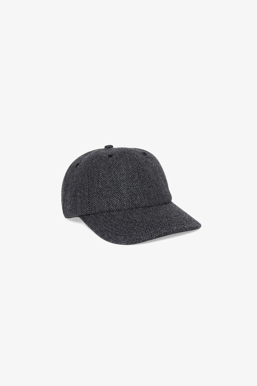 Logo Weekend Wool Cap - Charcoal Herringbone
