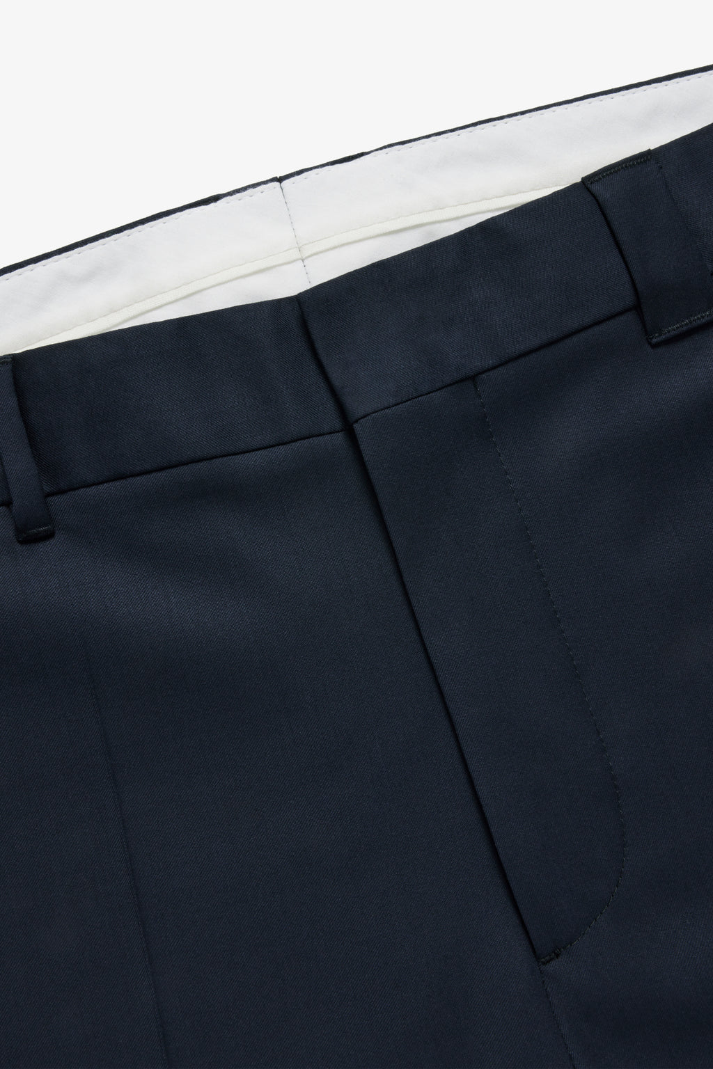 Wool Trousers - Navy
