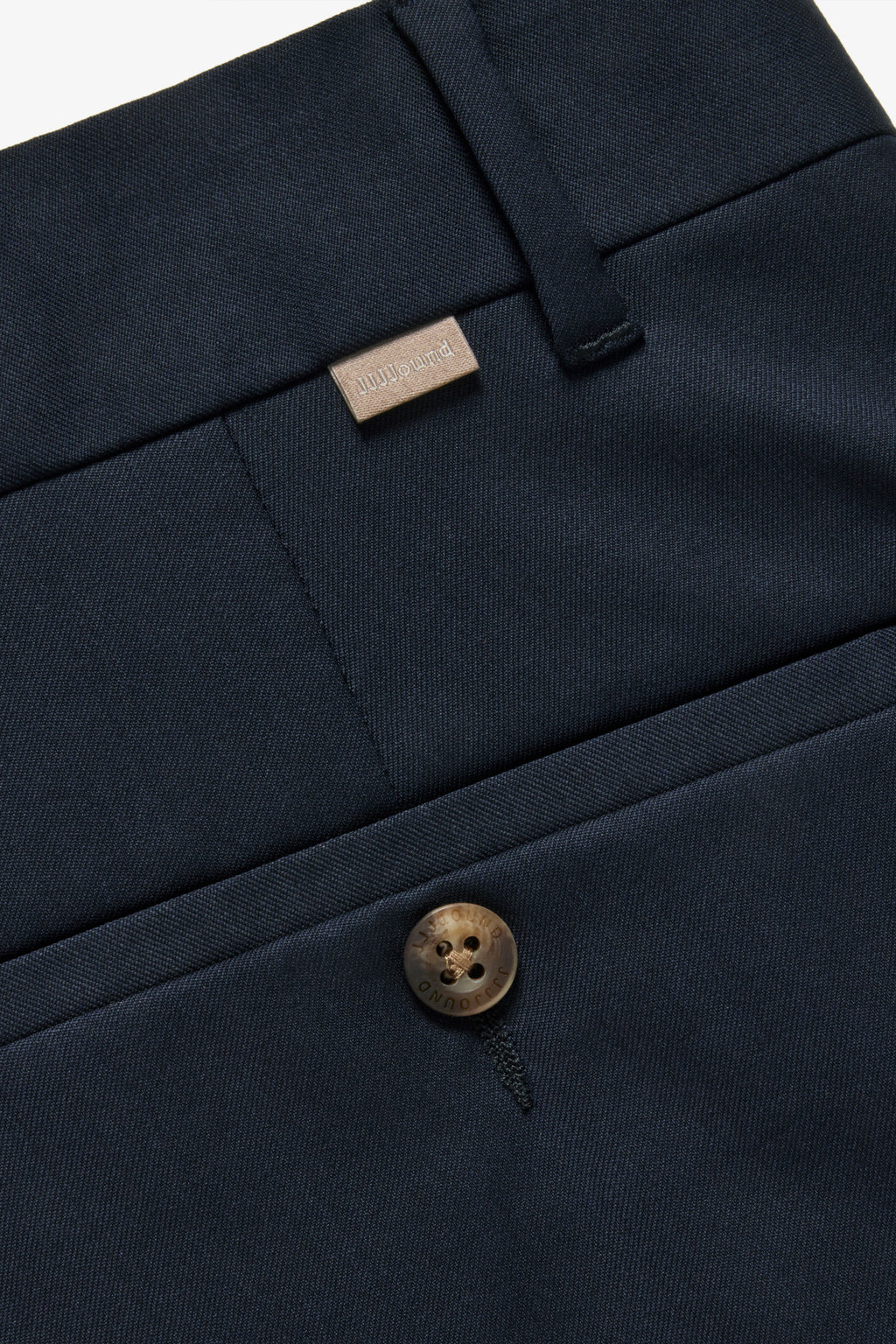 Wool Trousers - Navy