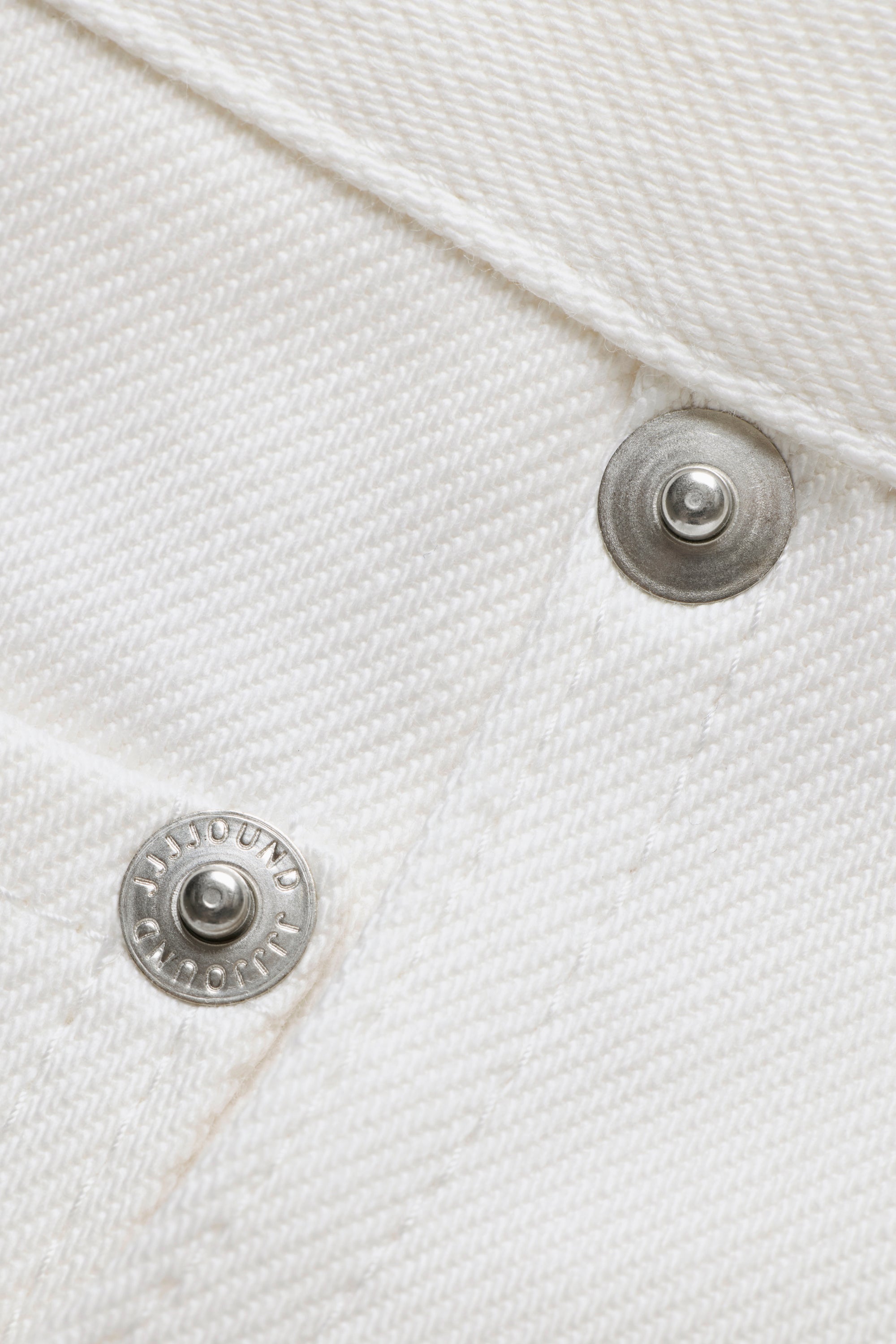 Straight Selvedge Denim Jeans - White