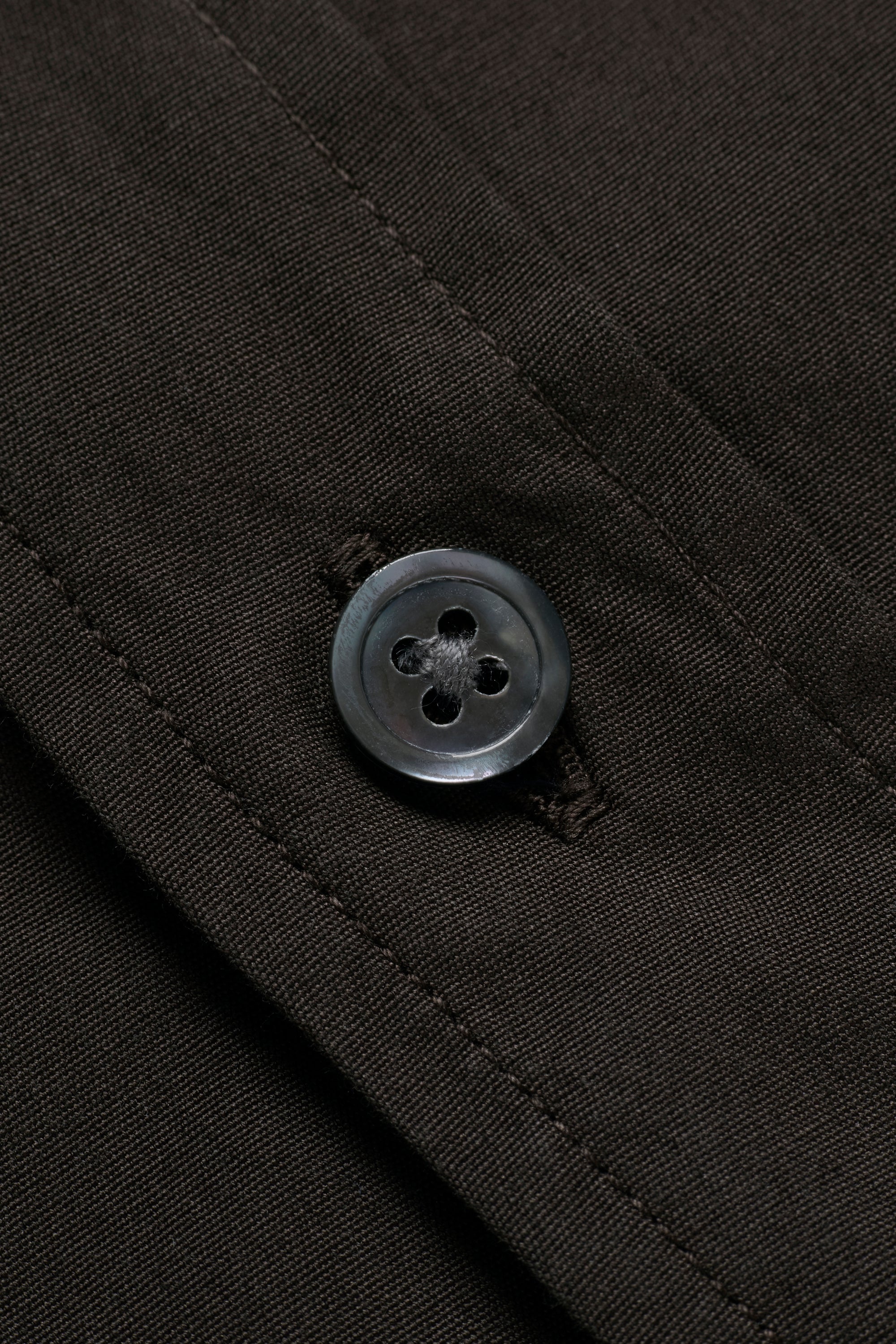 Poplin Big Shirt - Brown