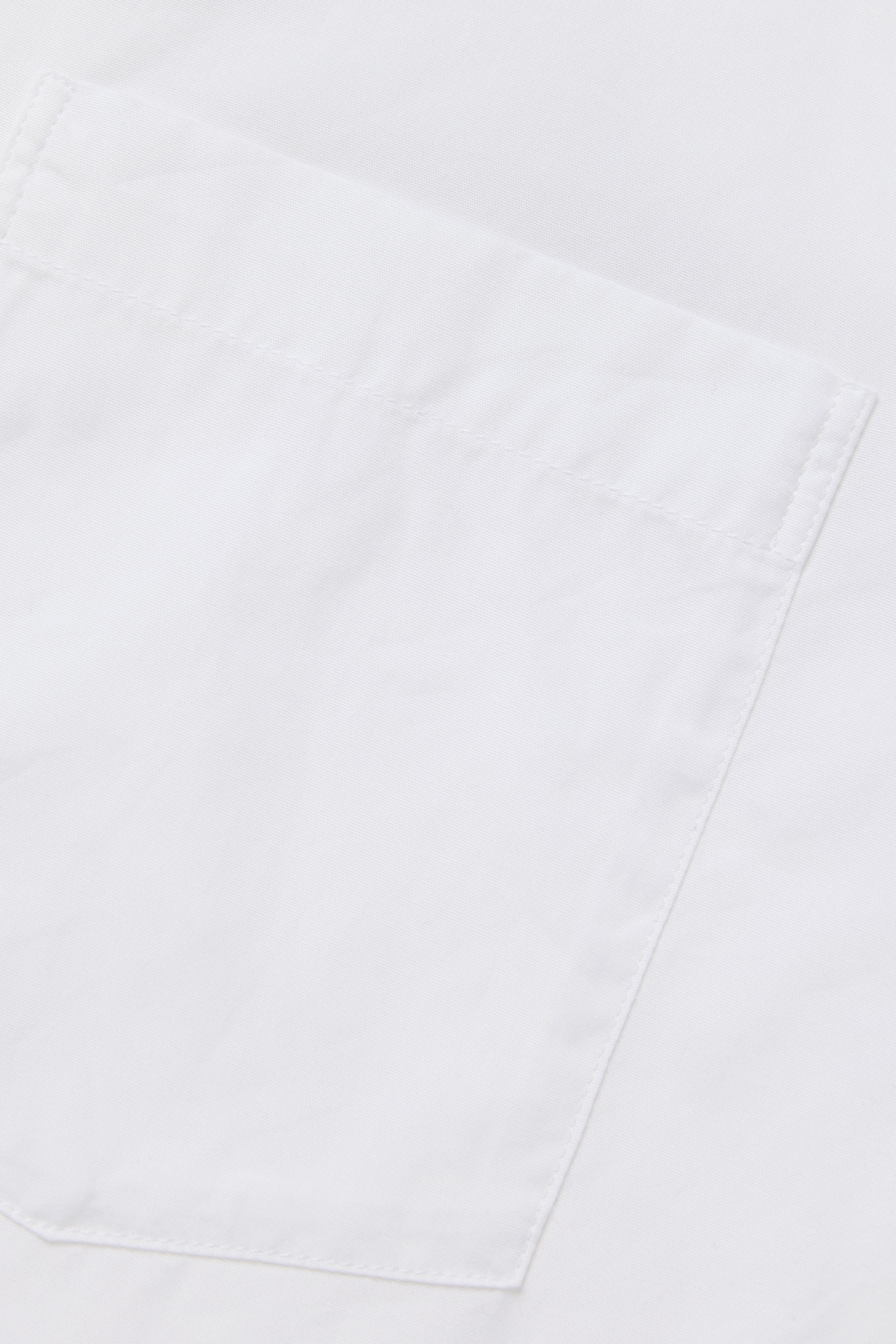 Living The Dream Poplin Big Shirt - White