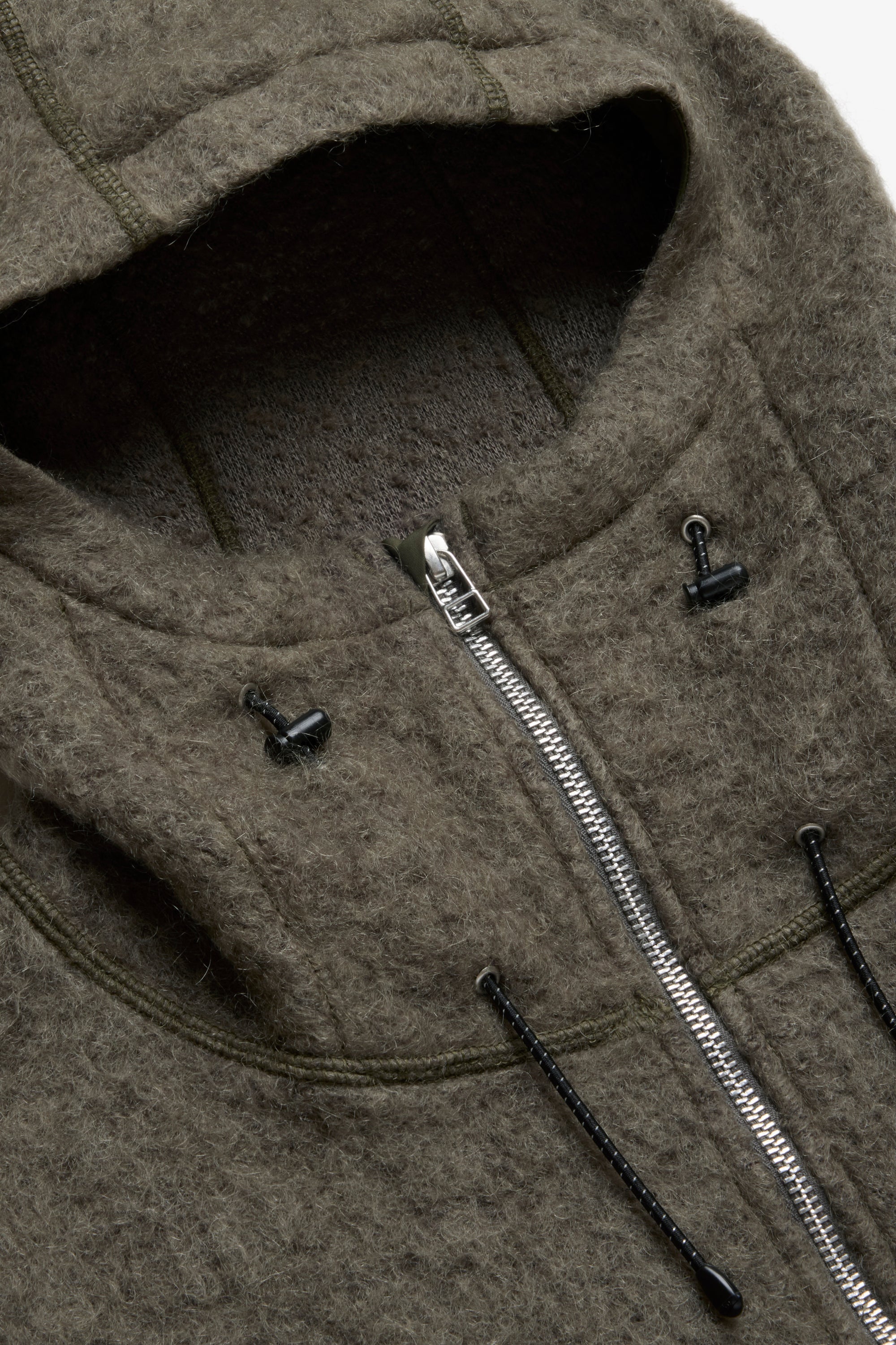 City Camper Mohair Top - Dark Olive