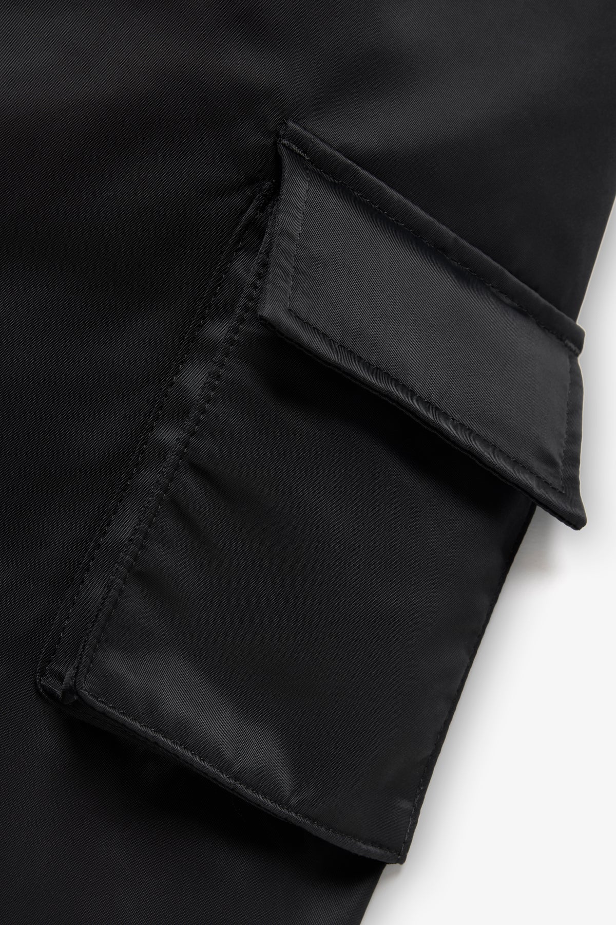Padded Trucker Jacket - Black