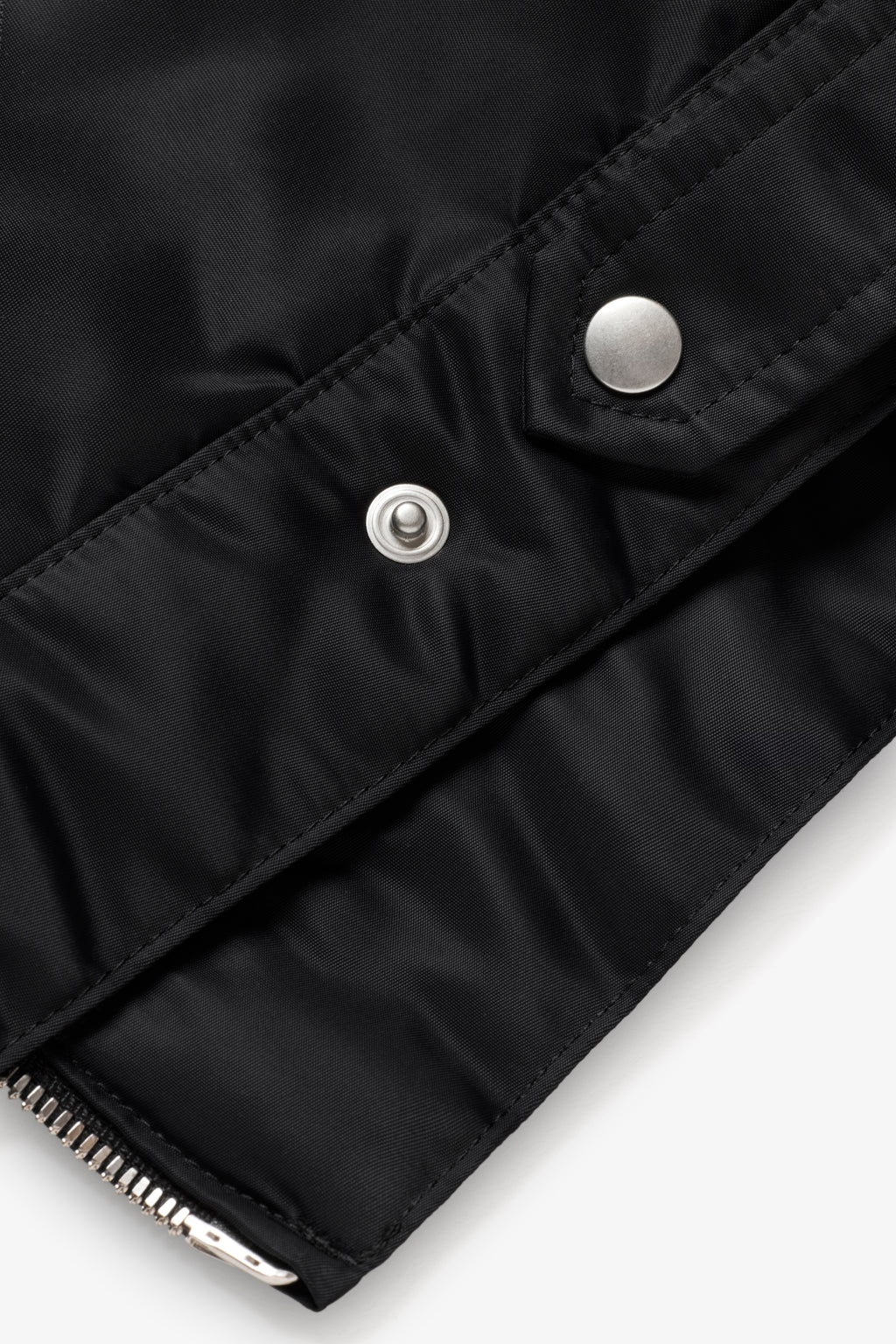 Padded Trucker Jacket - Black