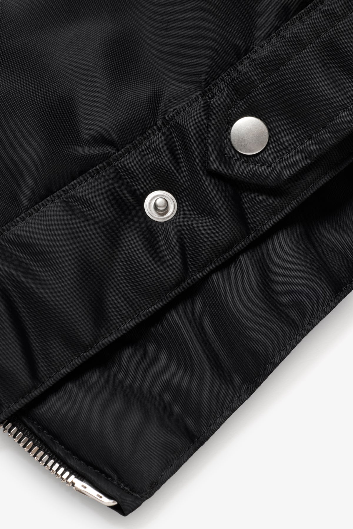 Padded Trucker Jacket - Black