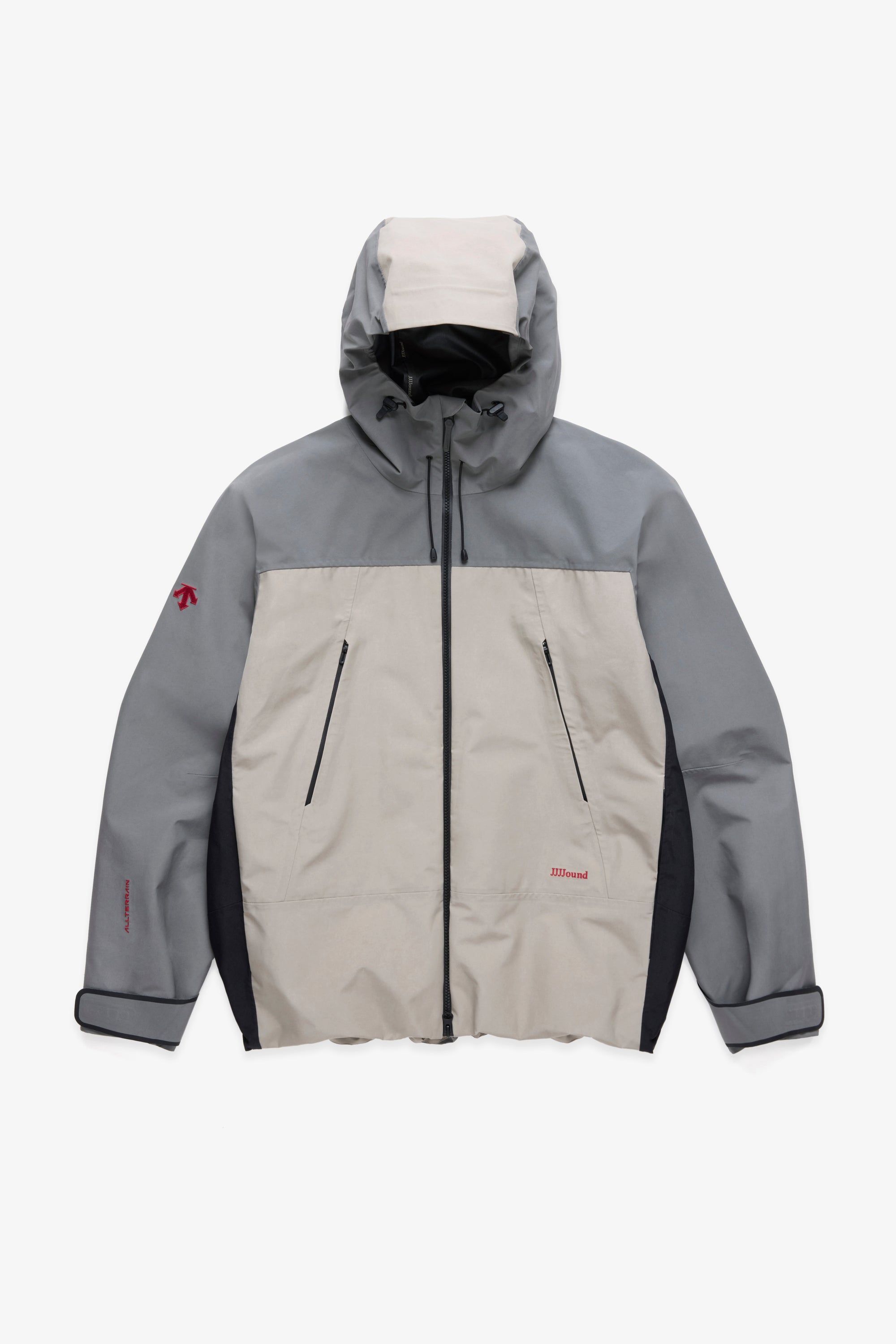 JJJJound Descente Hardshell Parka - Taupe/Charcoal