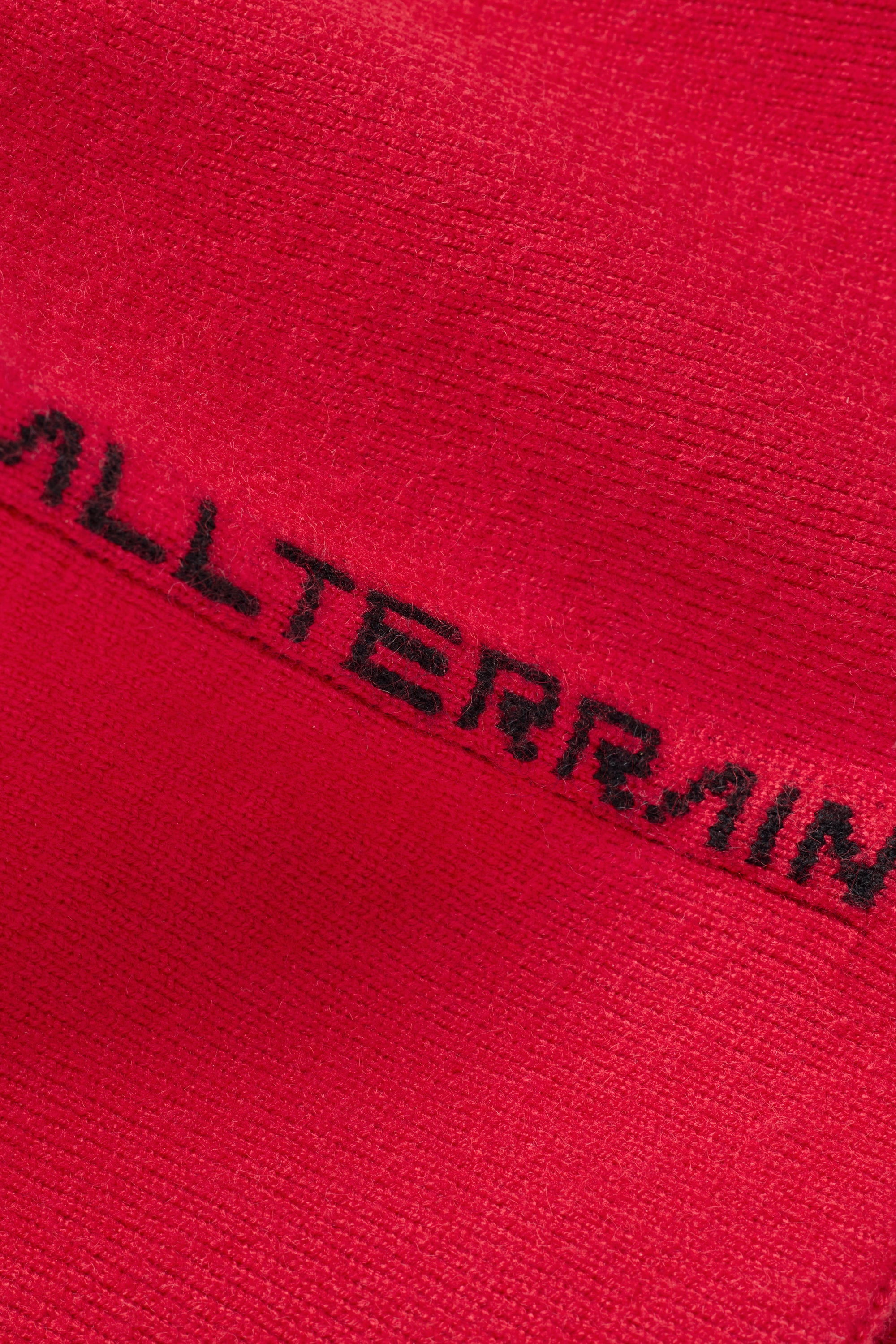 JJJJound Descente Knit Skully - Red/Black
