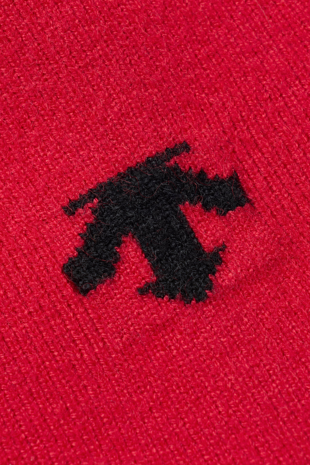 JJJJound Descente Knit Skully - Red/Black