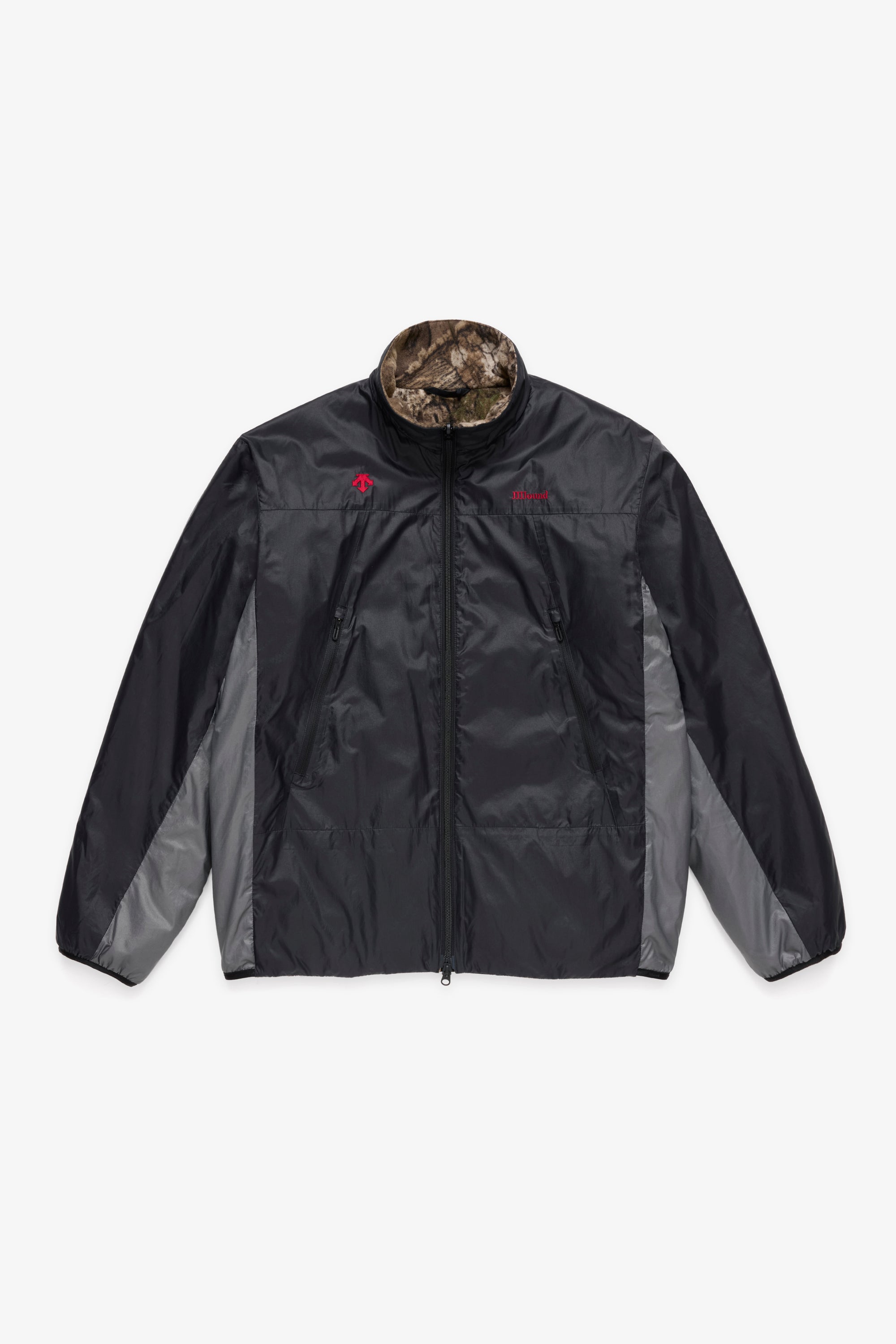 JJJJound Descente Reversible Jacket - Black/Charcoal
