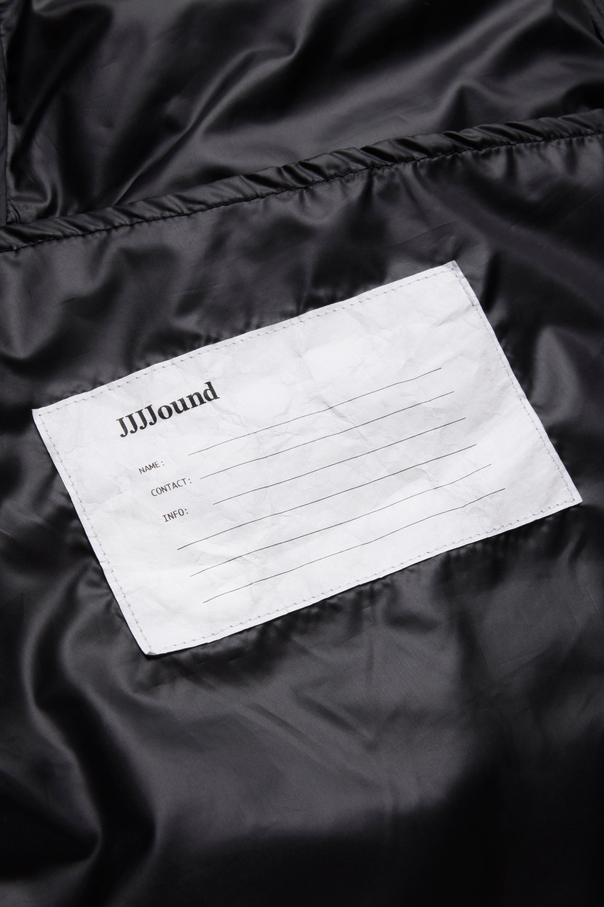 JJJJound Descente Down Jacket - Black/Charcoal