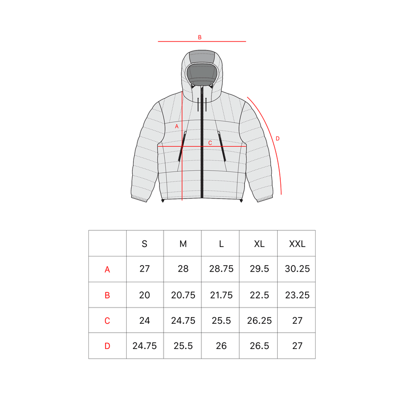 JJJJound Descente Down Jacket - Storm Blue