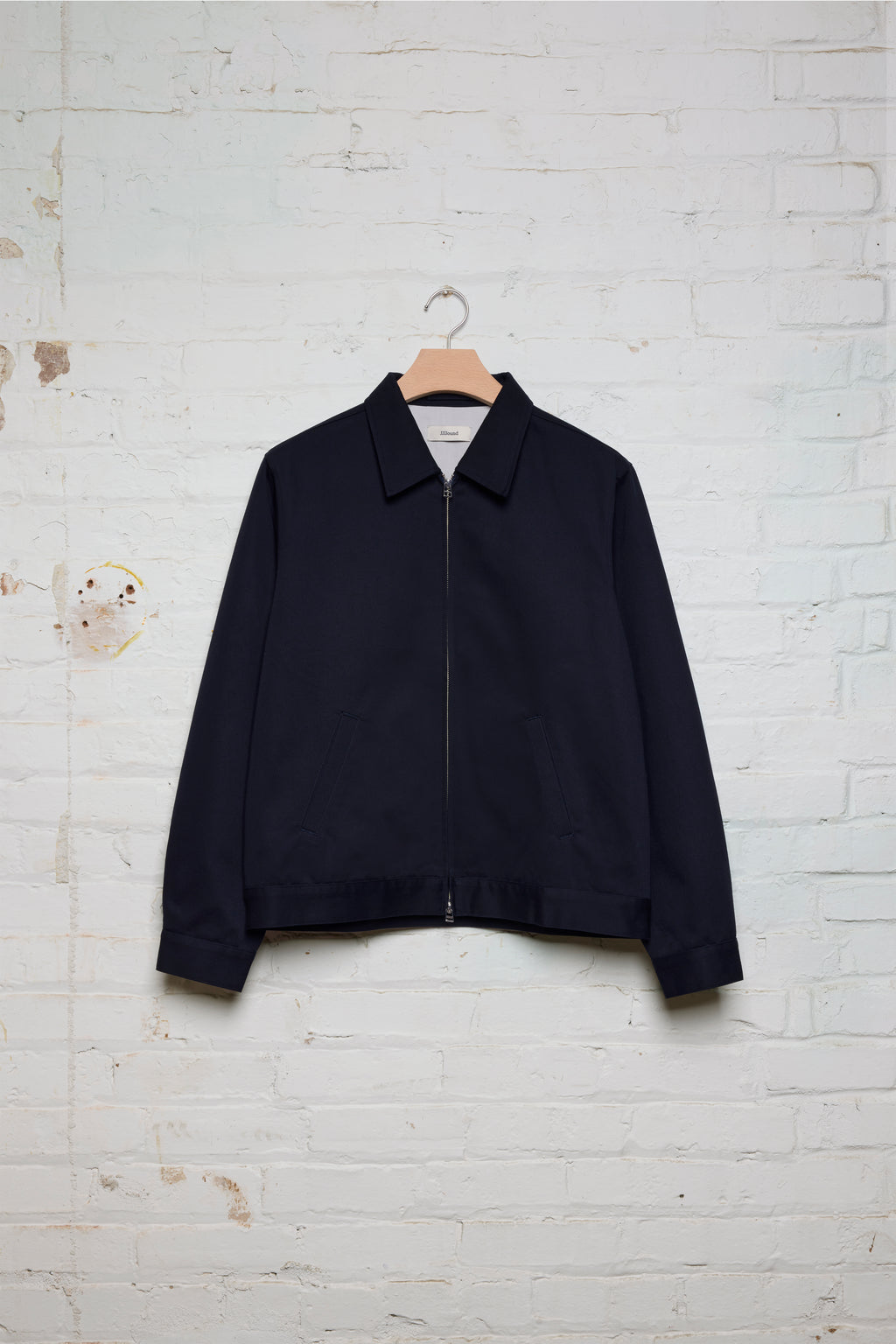 Lined Trucker Jacket - Navy