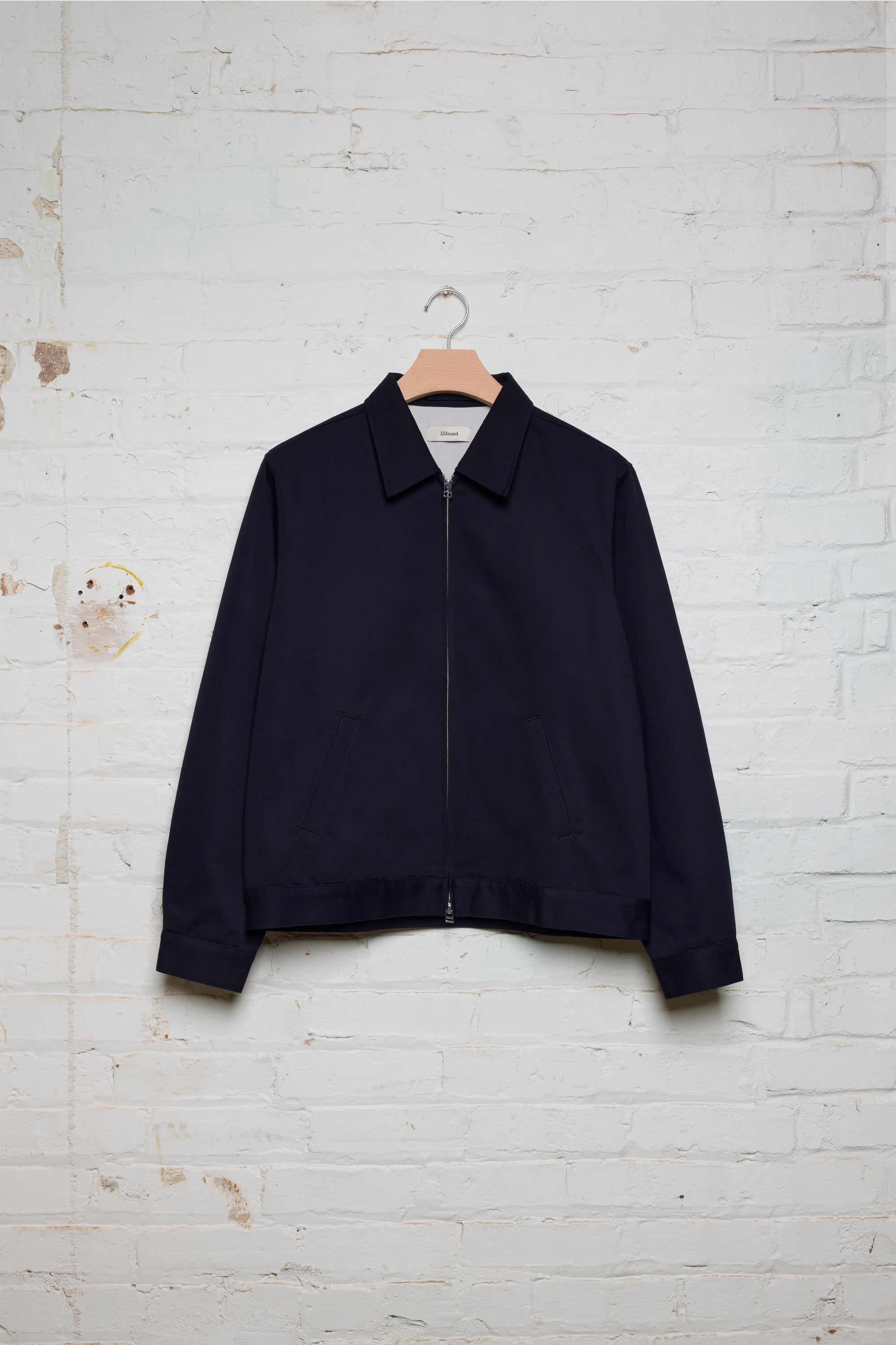 Lined Trucker Jacket - Navy