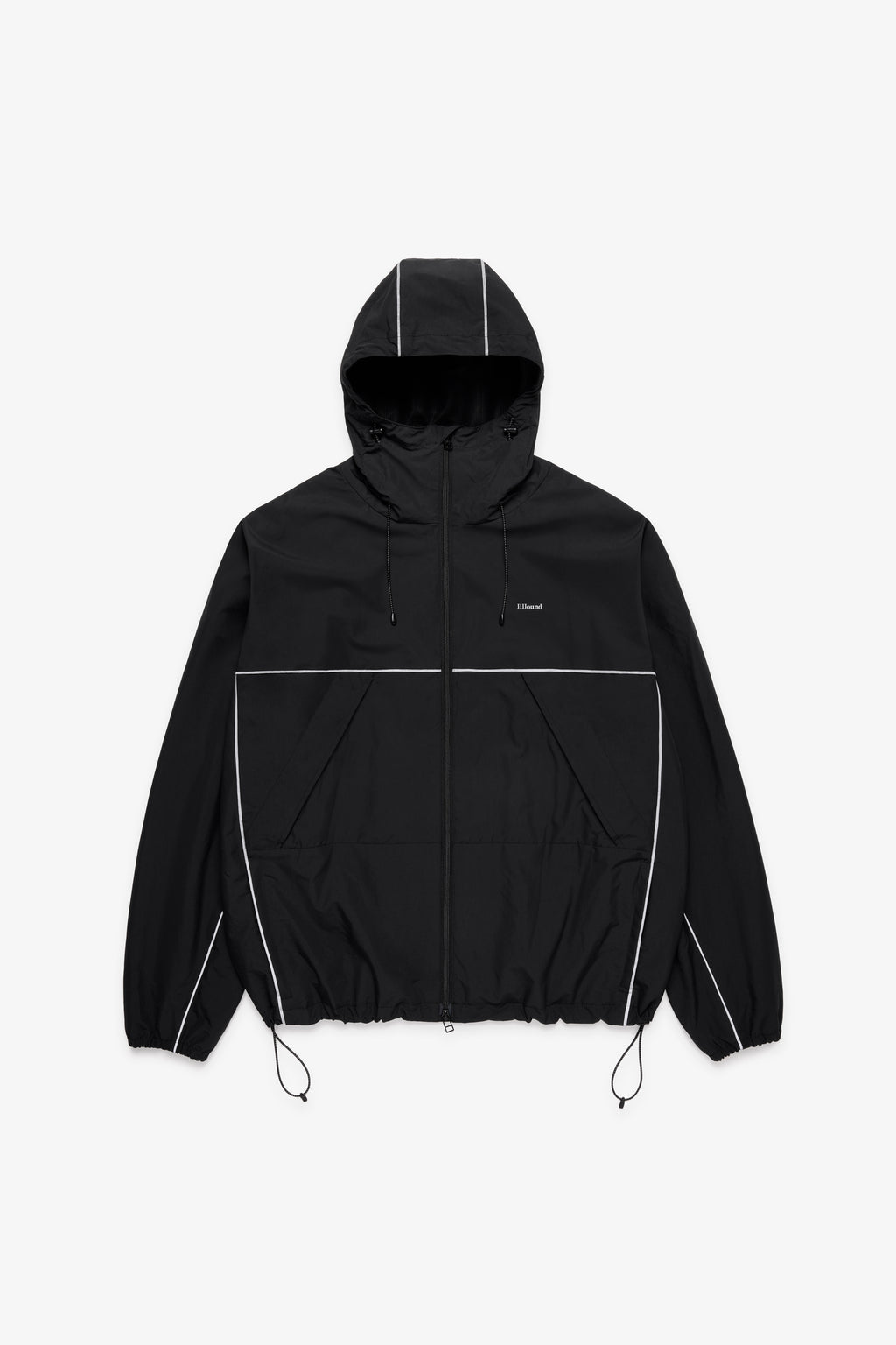 Full Zip Parka - Black/Silver Reflective