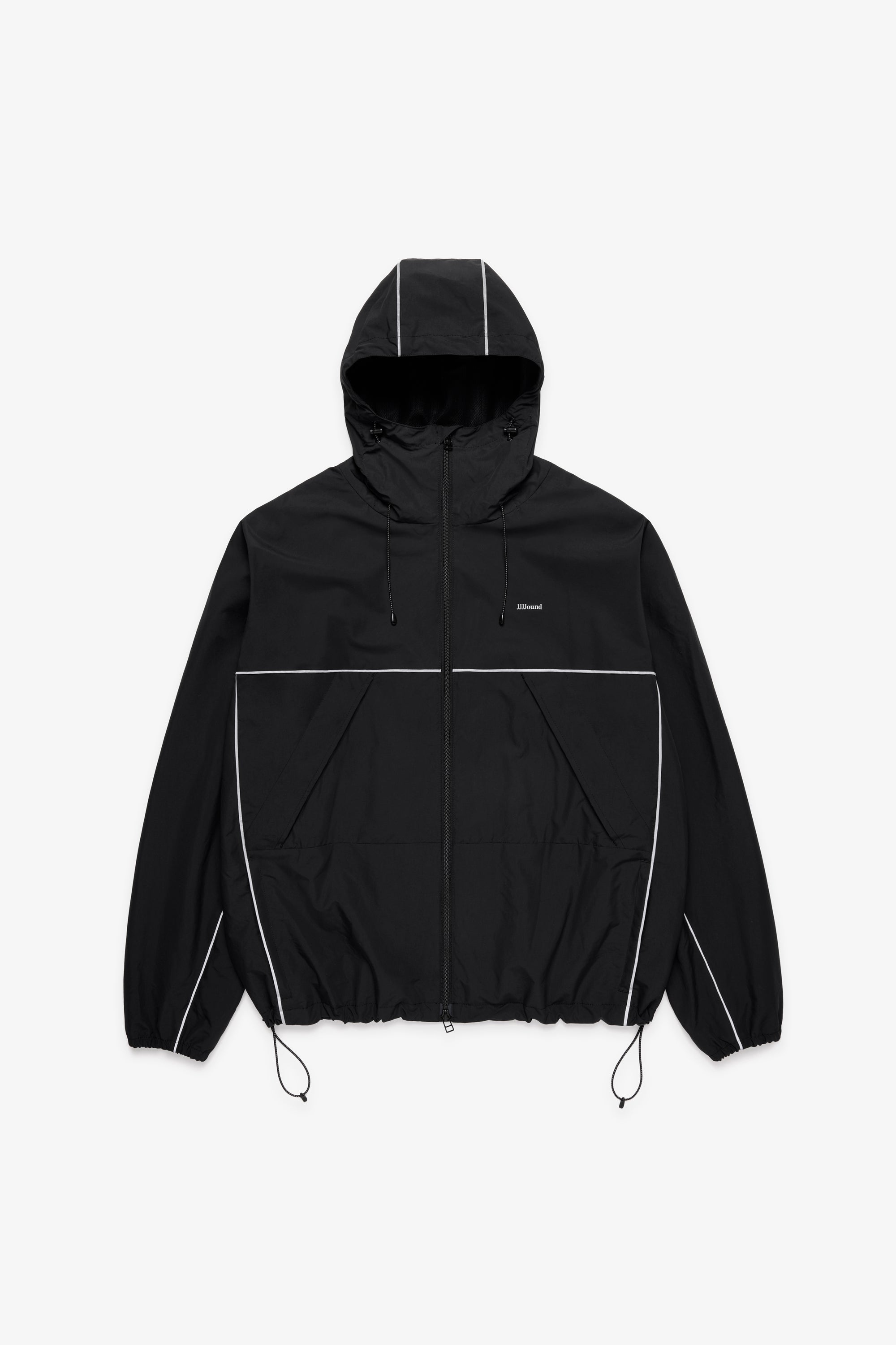Full Zip Parka - Black/Silver Reflective