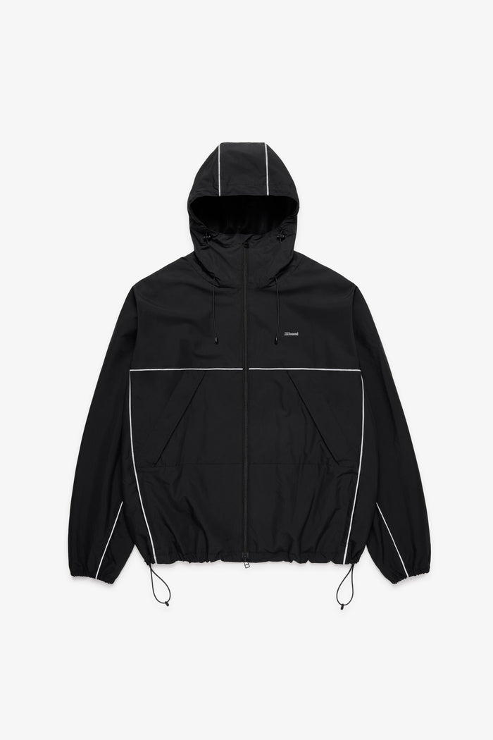 Full Zip Parka - Black/Silver Reflective