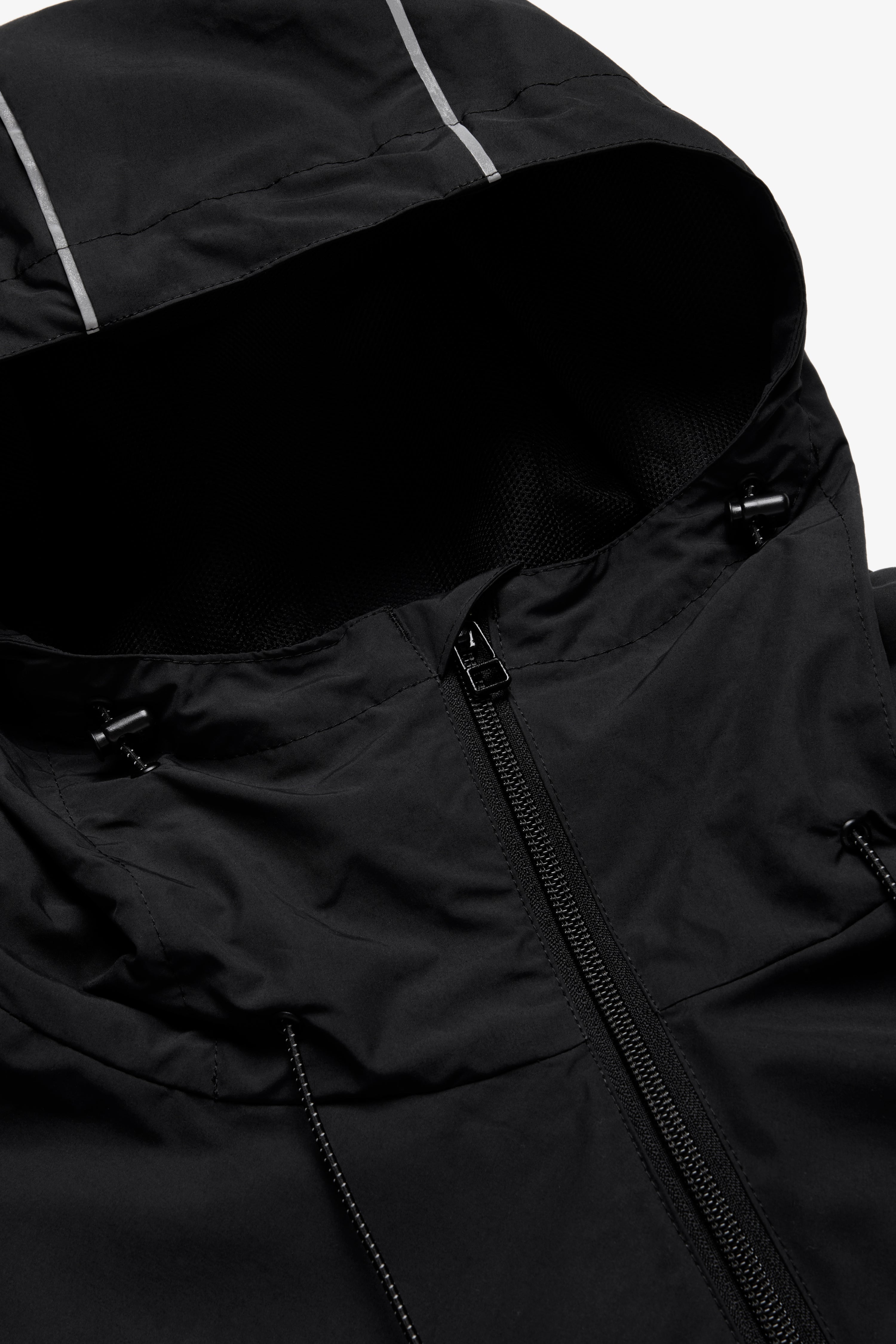 Full Zip Parka - Black/Silver Reflective – JJJJound