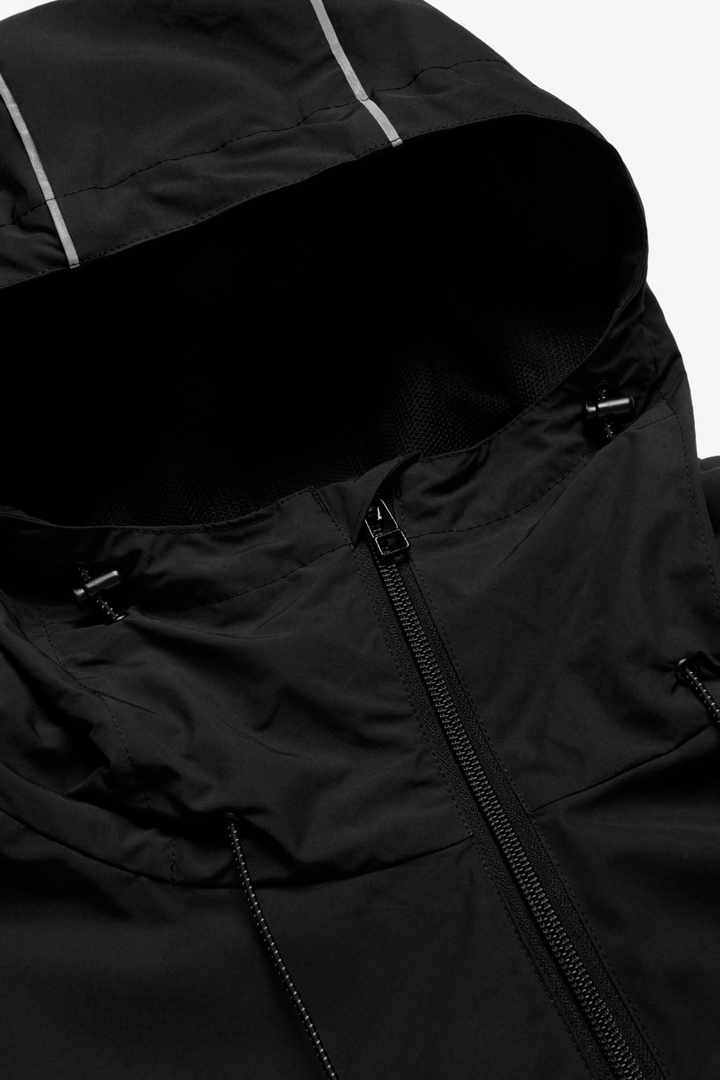 Full Zip Parka - Black/Silver Reflective