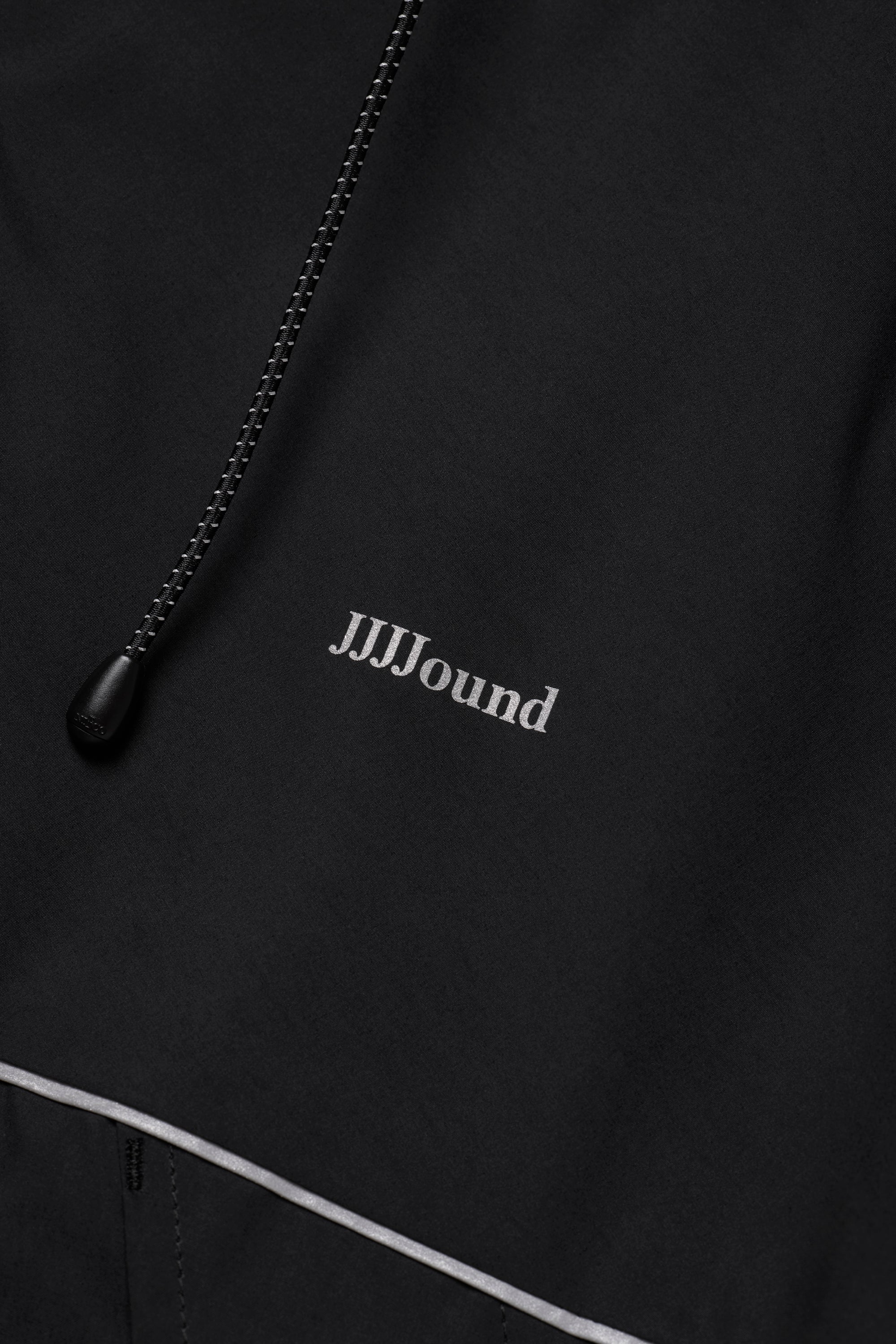 Full Zip Parka - Black/Silver Reflective